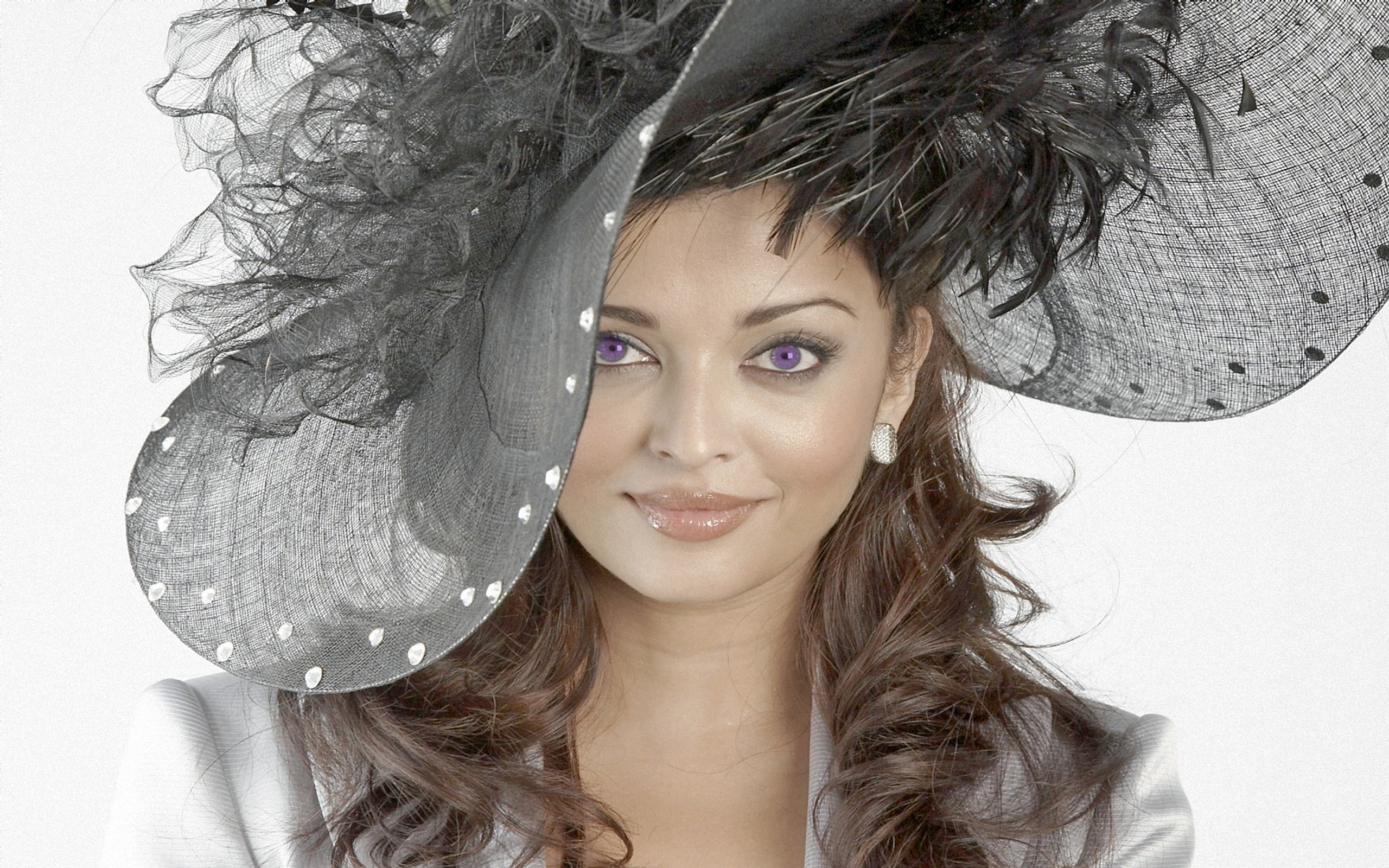 human hair, long hair, adult, aishwarya, one person, rai, human face, looking at camera, headshot, floral, young adult, 2K, beautiful woman, beauty, big, HD Wallpaper