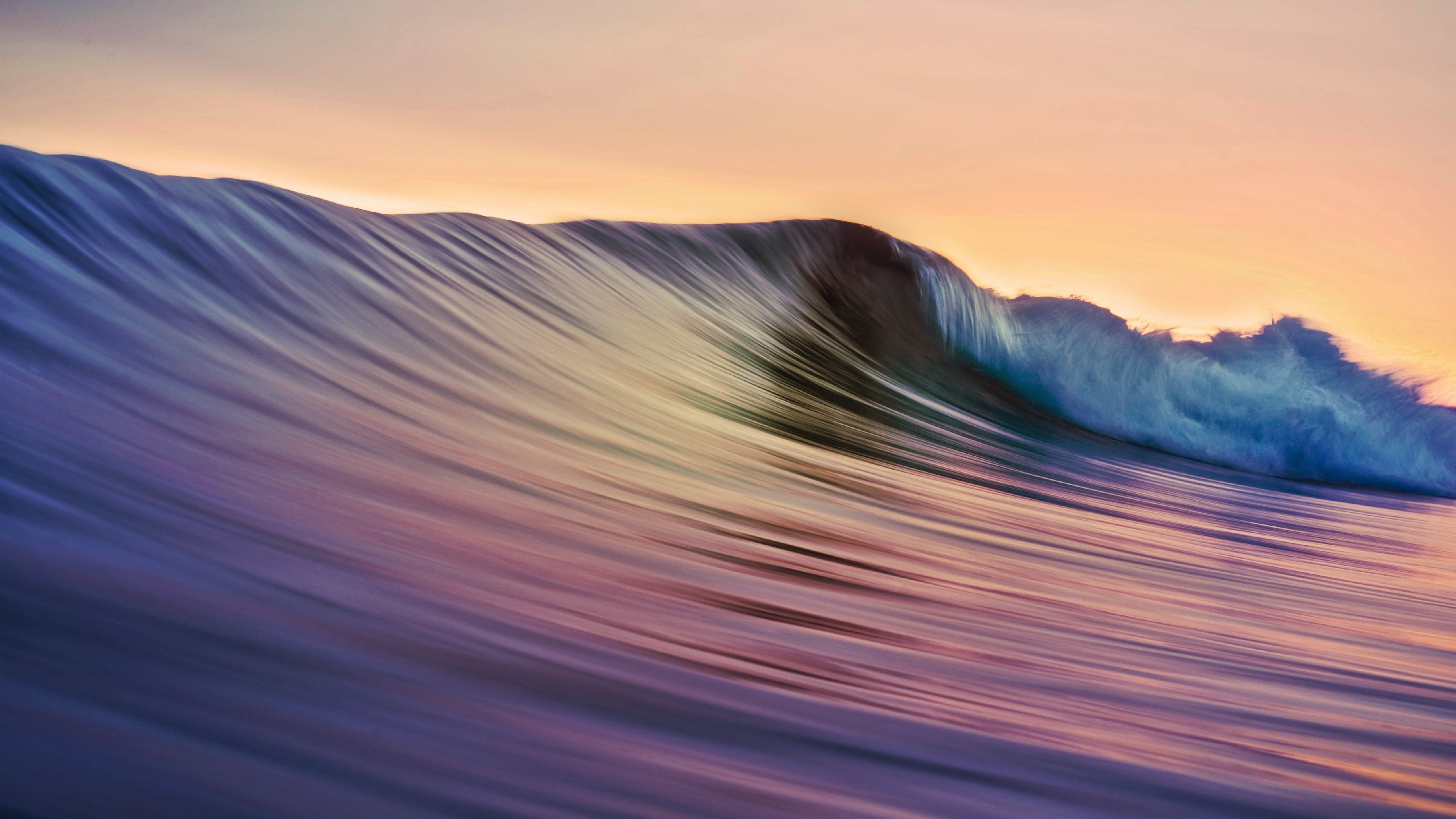 nature, long exposure, exposure, 5K, waves, long, HD Wallpaper