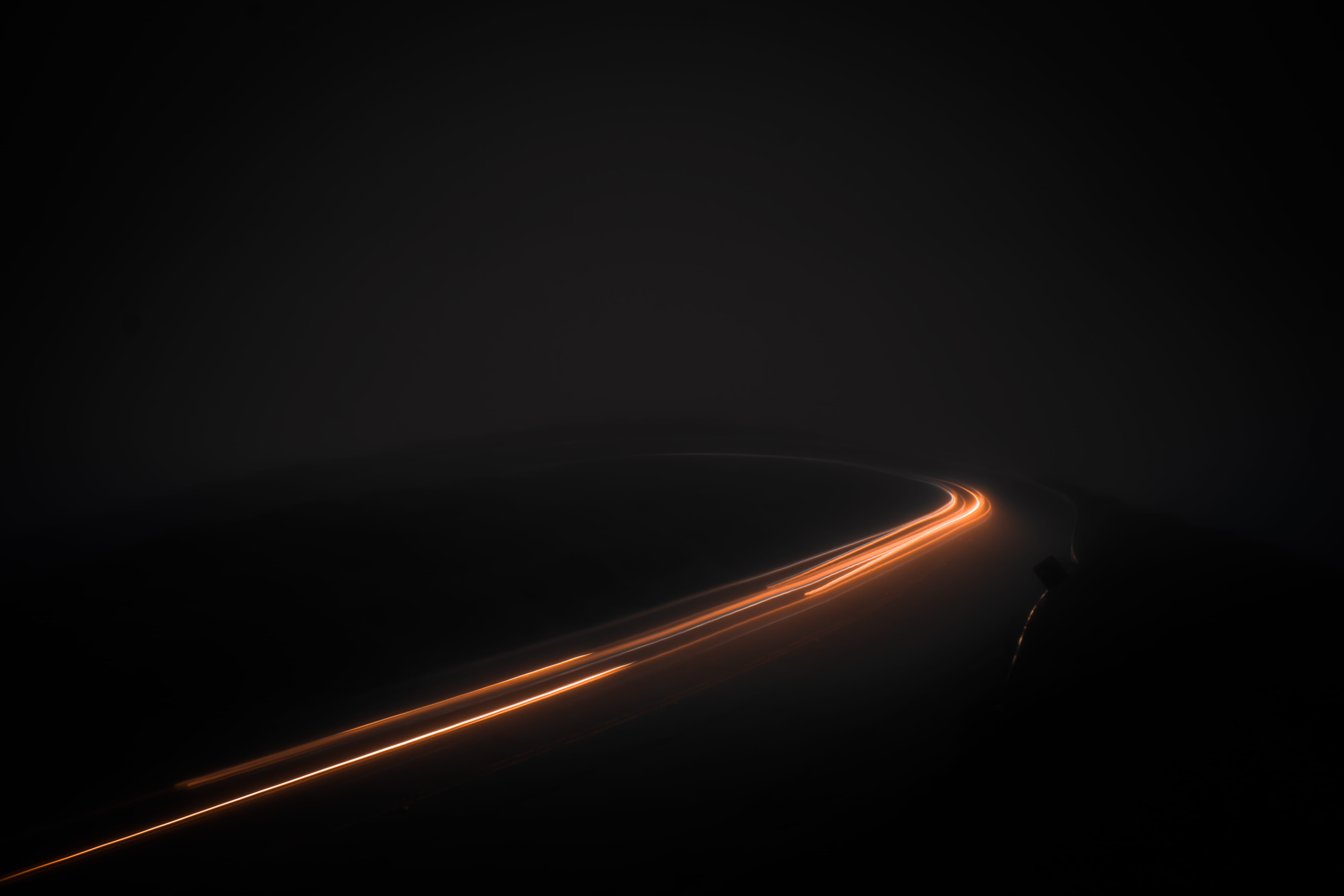 abstract, copy space, mode of transportation, daytime, car, on the move, timelapse, 5K, highway, light trail, night, photography, vehicle, long exposure, HD Wallpaper