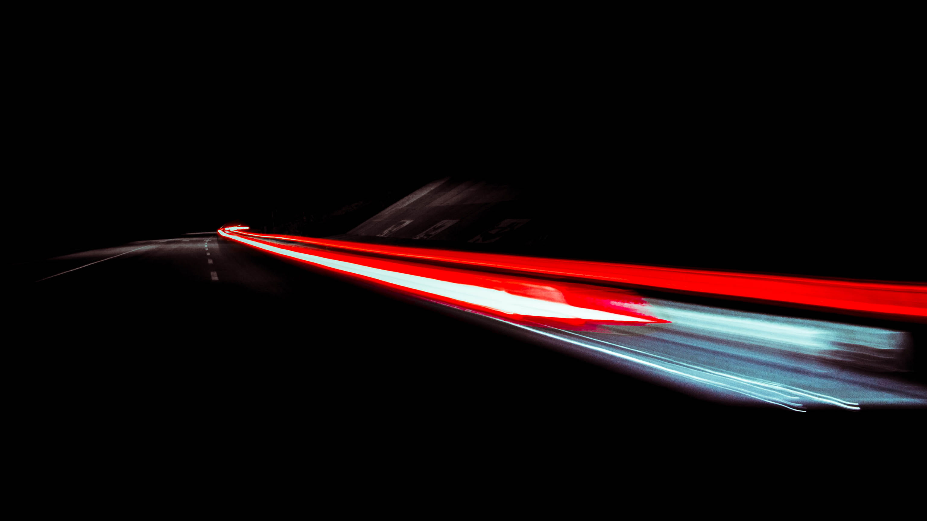 mode of transportation, longexposure, 2K, illuminated, light trail, blurred motion, black background, long exposure, outdoors, copy space, light - natural phenomenon, HD Wallpaper