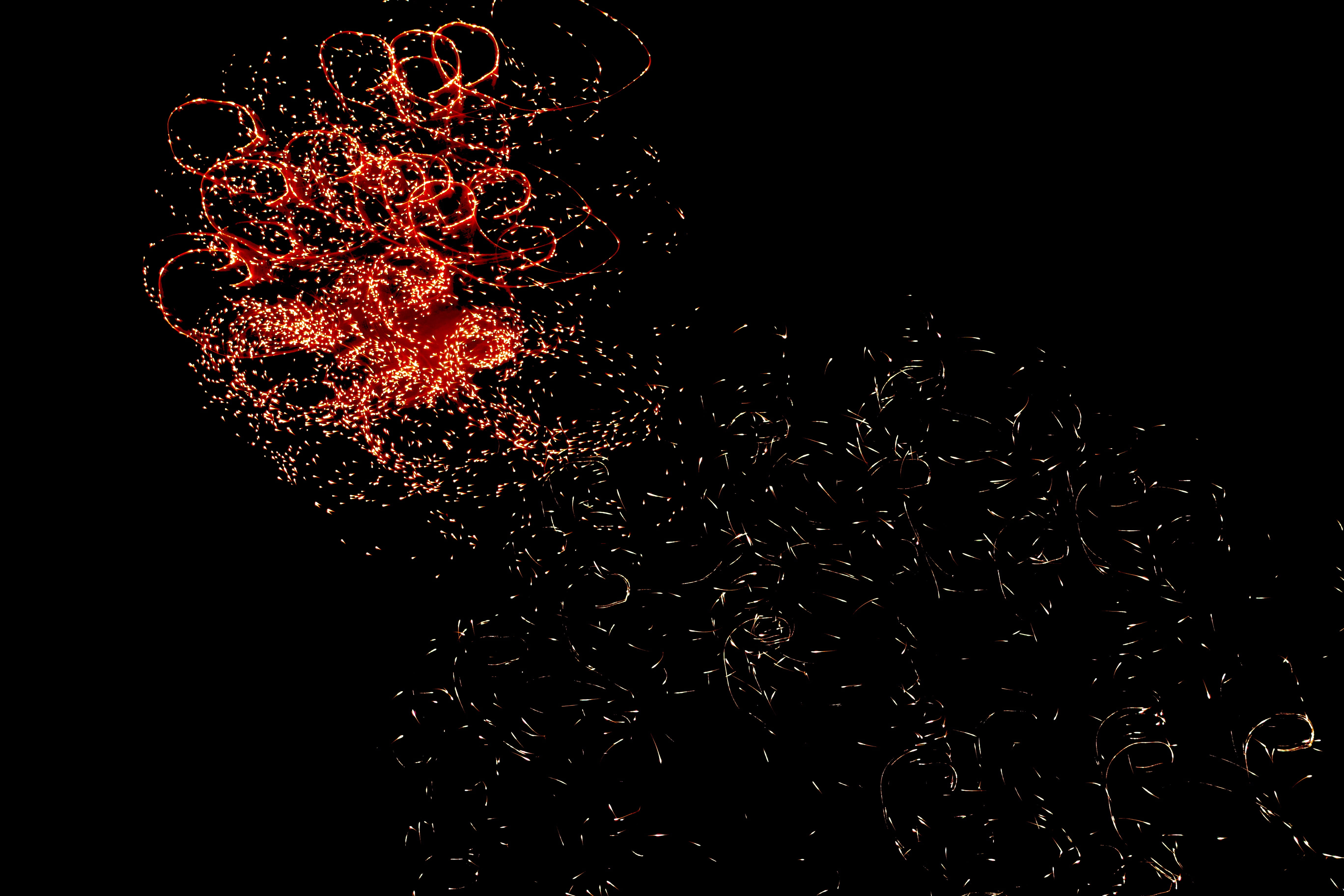 glowing, indoors, exploding, motion, celebration, light, united states, copy space, fireworks, firework, firework display, low angle view, red, lake, crooked lake, HD Wallpaper
