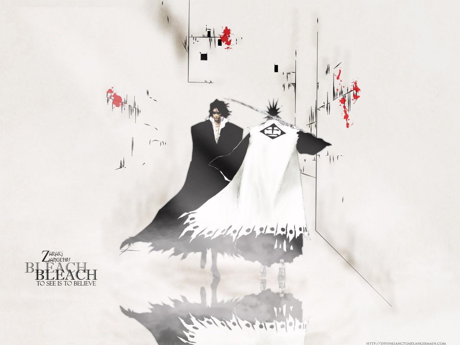 Zangetsu, 720P, anime, Bleach, Zaraki Kenpachi, HD Wallpaper