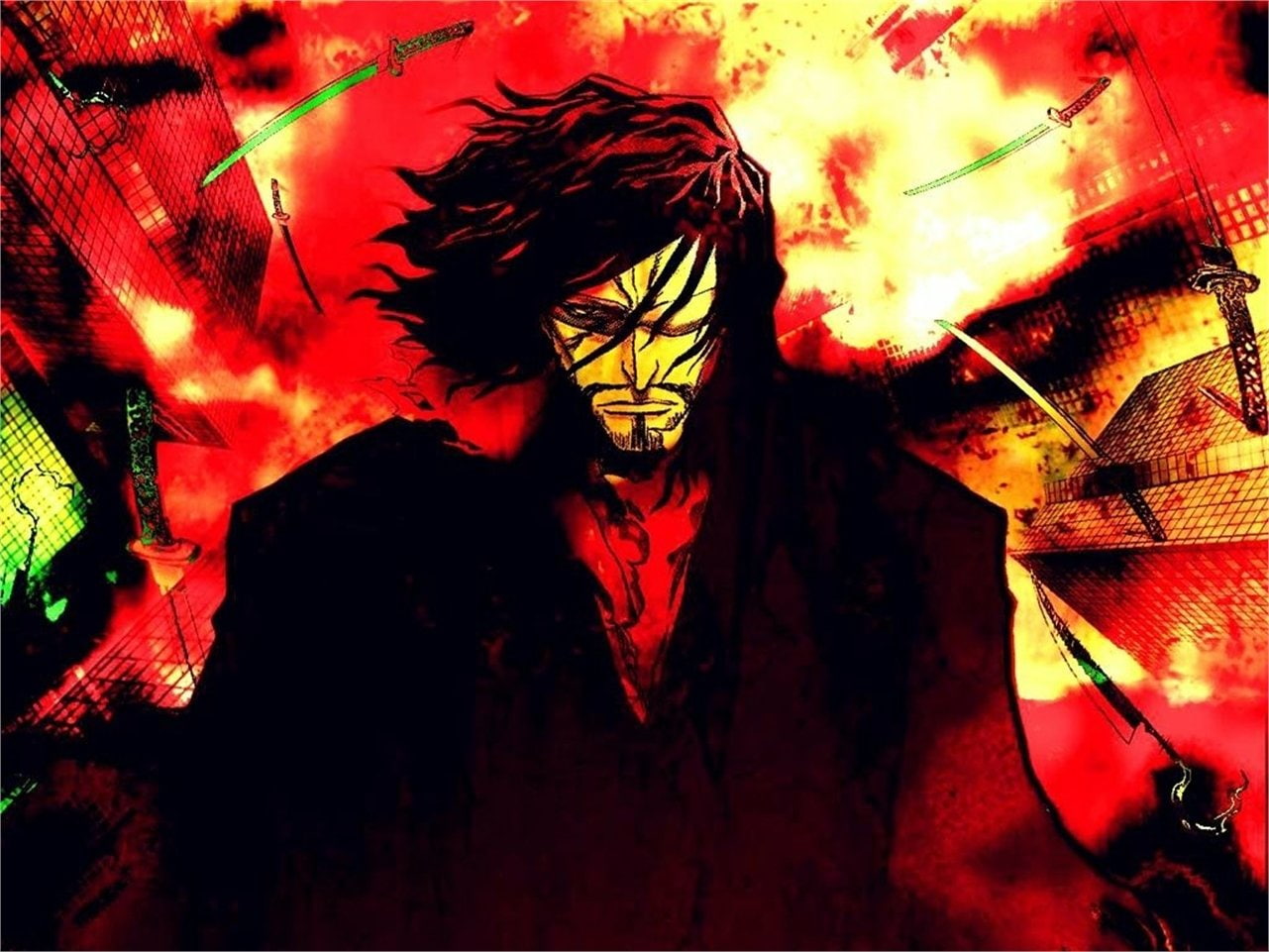 720P, Bleach, Zangetsu (Bleach), HD Wallpaper