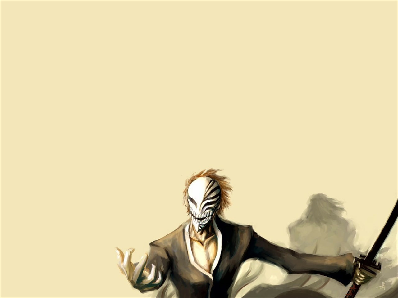 720P, Bleach, Zangetsu (Bleach), Ichigo Kurosaki, HD Wallpaper
