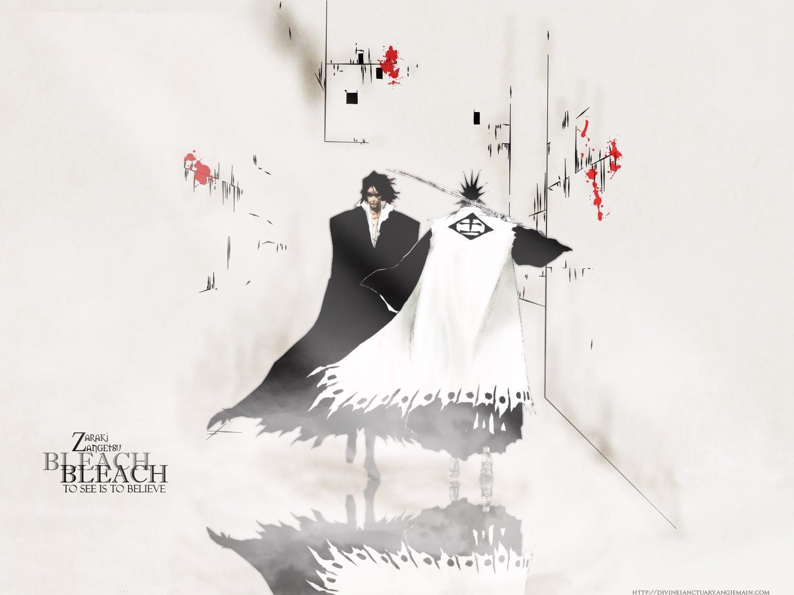 Zangetsu, 720P, anime, Zaraki Kenpachi, Bleach, HD Wallpaper