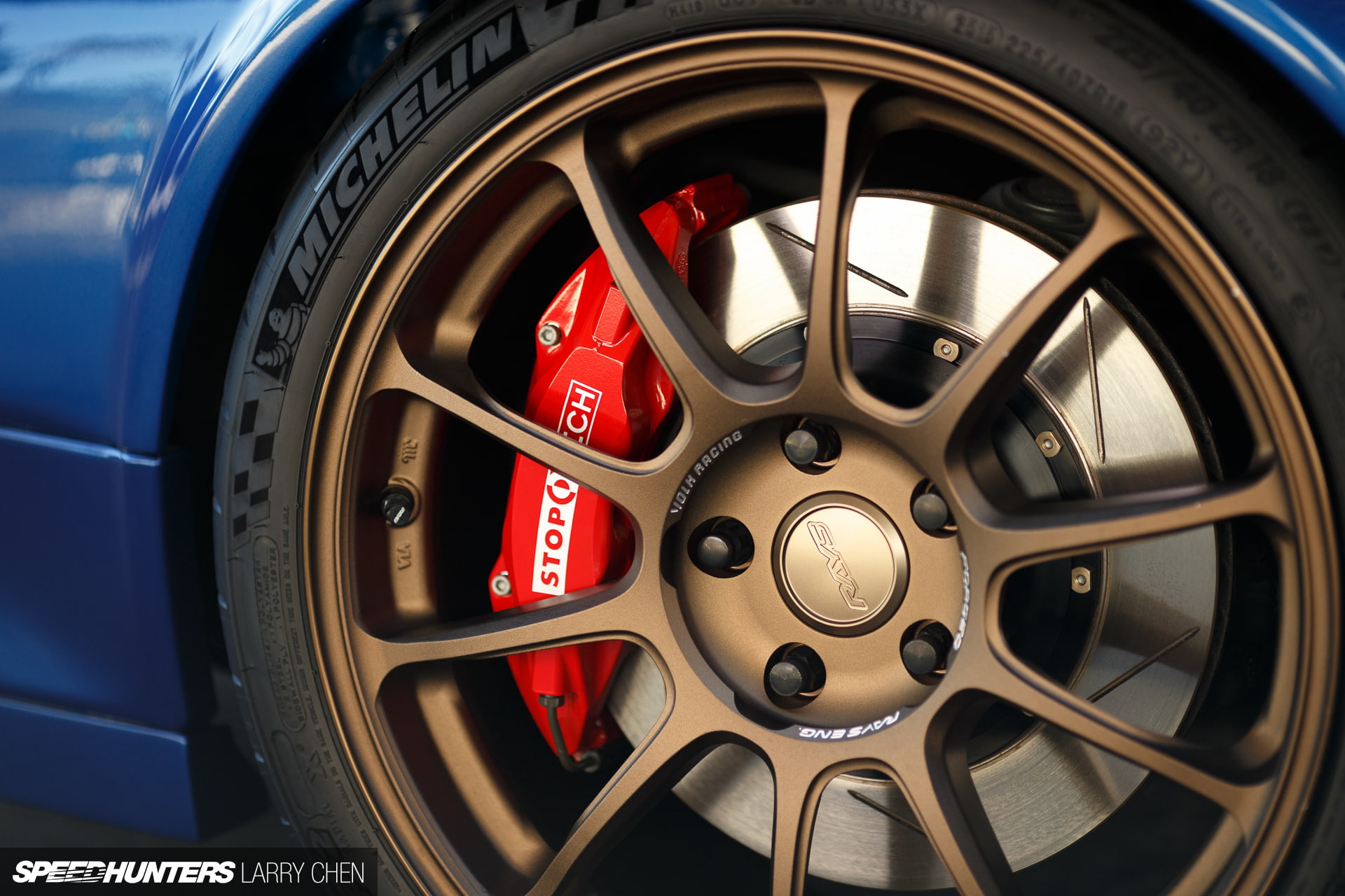 Speedhunters, Michellin, acura, Stop Tech, Acura NSX, vehicle, car, 1080P, VOLK RACING, HD Wallpaper