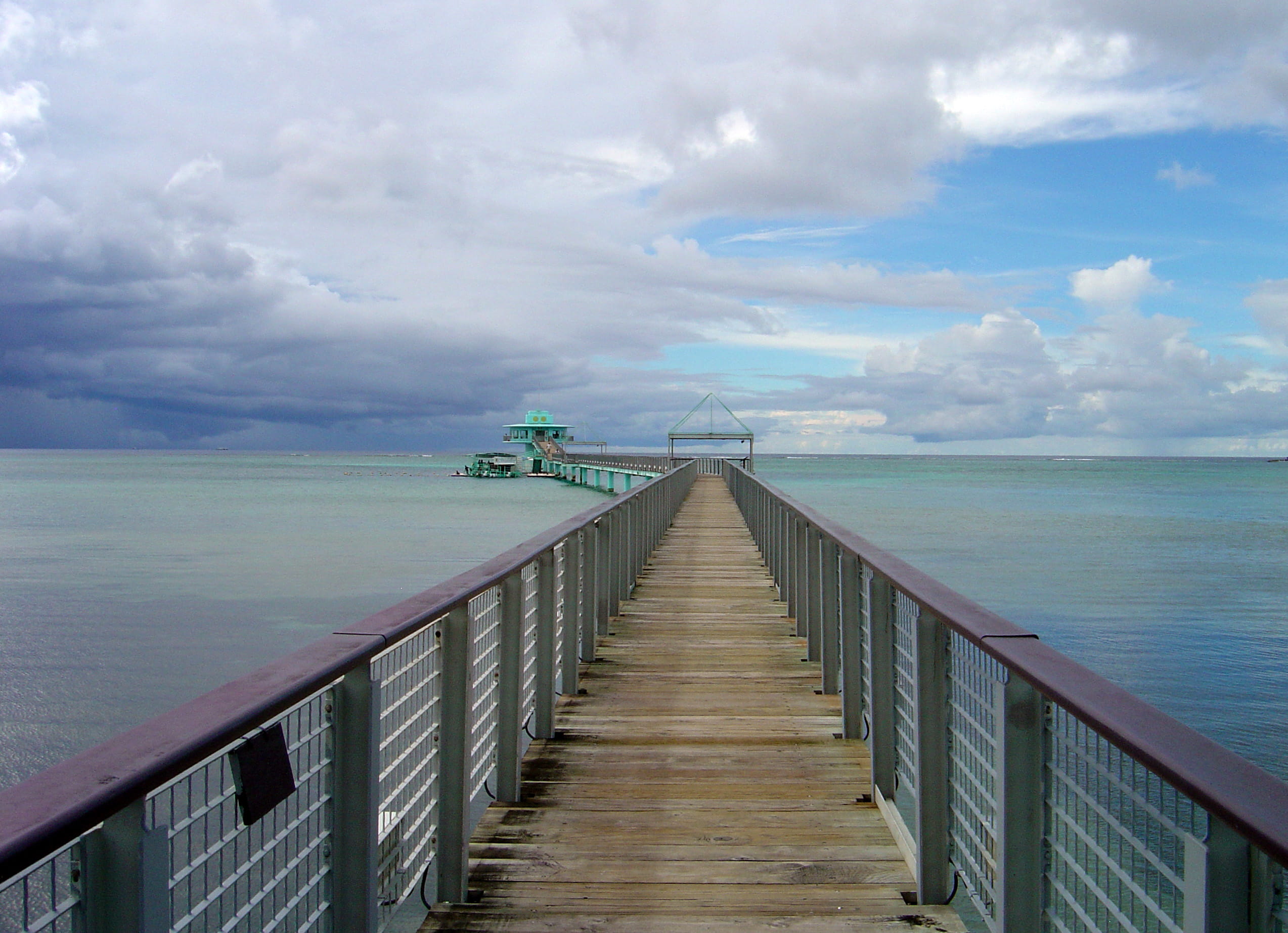 beach, wood, the way forward, public domain, scenics - nature, tranquil scene, outdoors, tower, water, coastline, ocean, walkway, sky, wood paneling, pier, HD Wallpaper