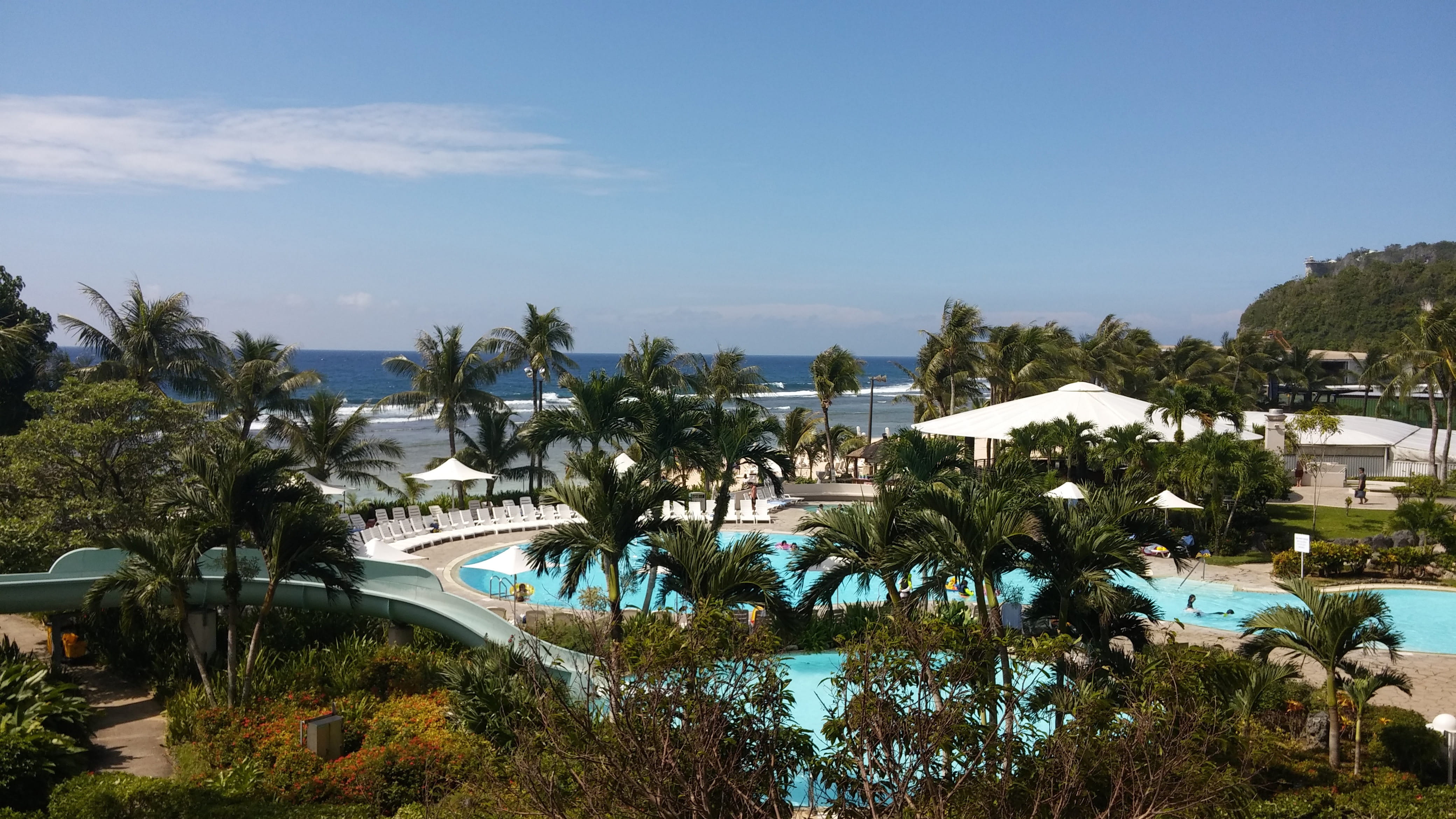 vacations, coconut palm tree, travel Locations, hotel, hotels, sea, Resort, travel Destinations, day, building, transportation, sky, architecture, swimming pool, HD Wallpaper