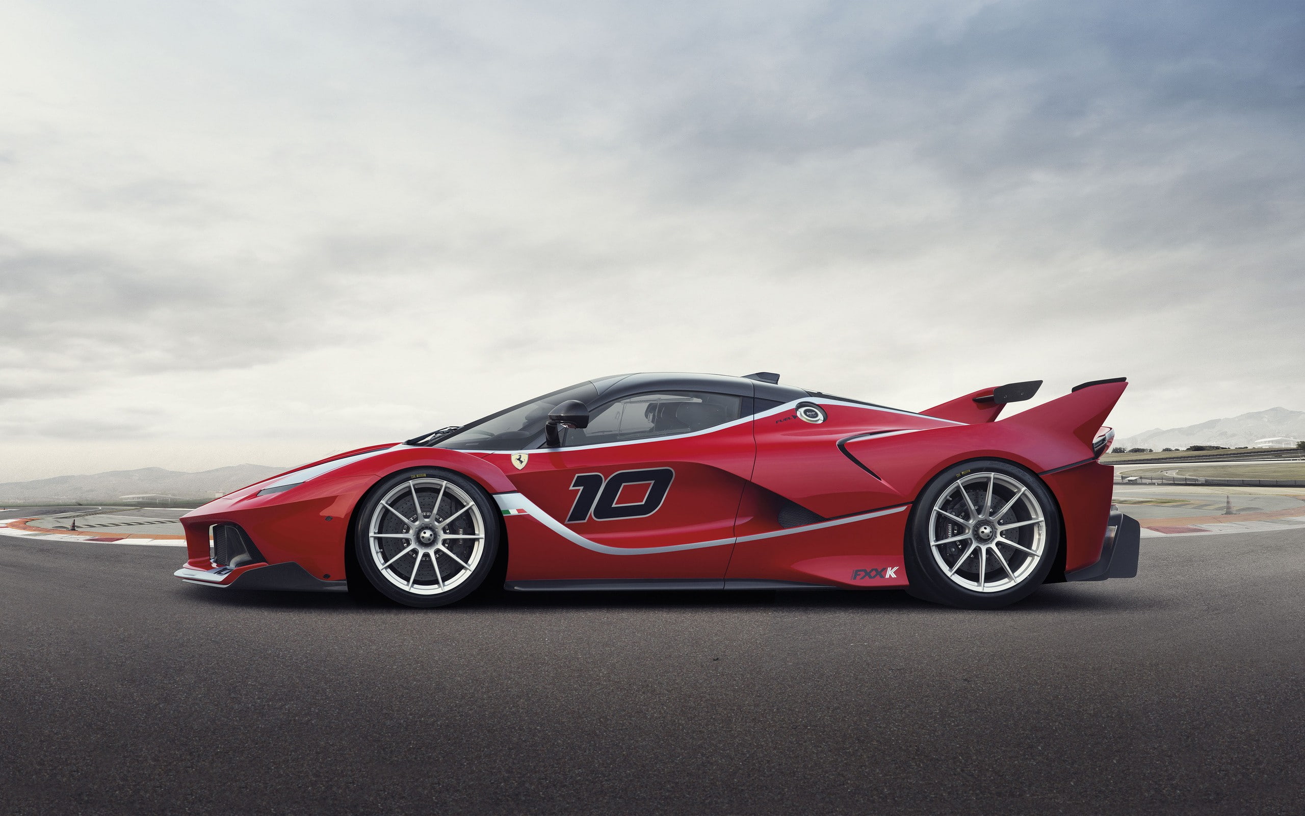 Ferrari FXXK, 2K, Red Cars, Ferrari, sports car, HD Wallpaper