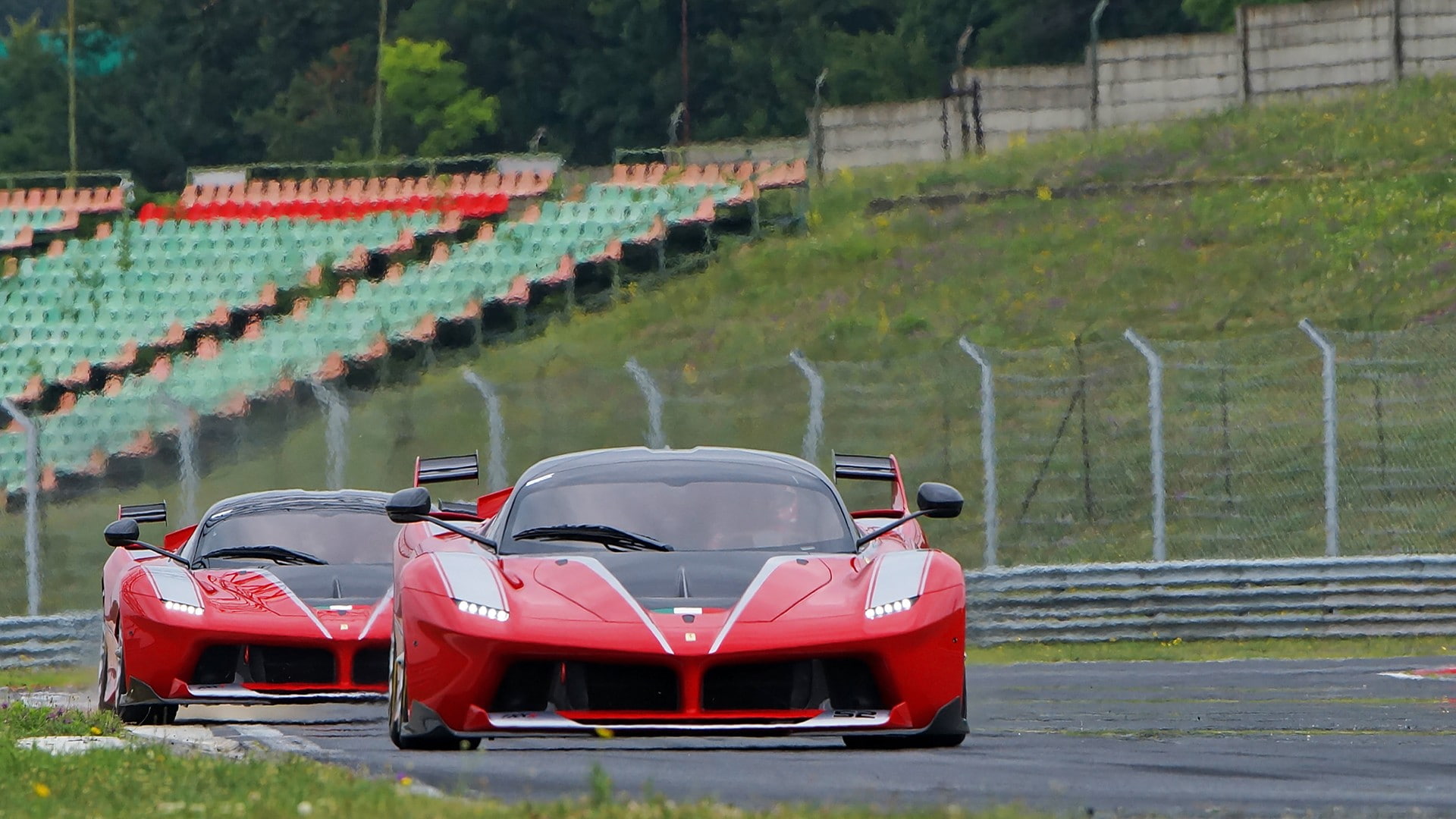 Racing, car, Ferrari FXXK, 1080P, HD Wallpaper