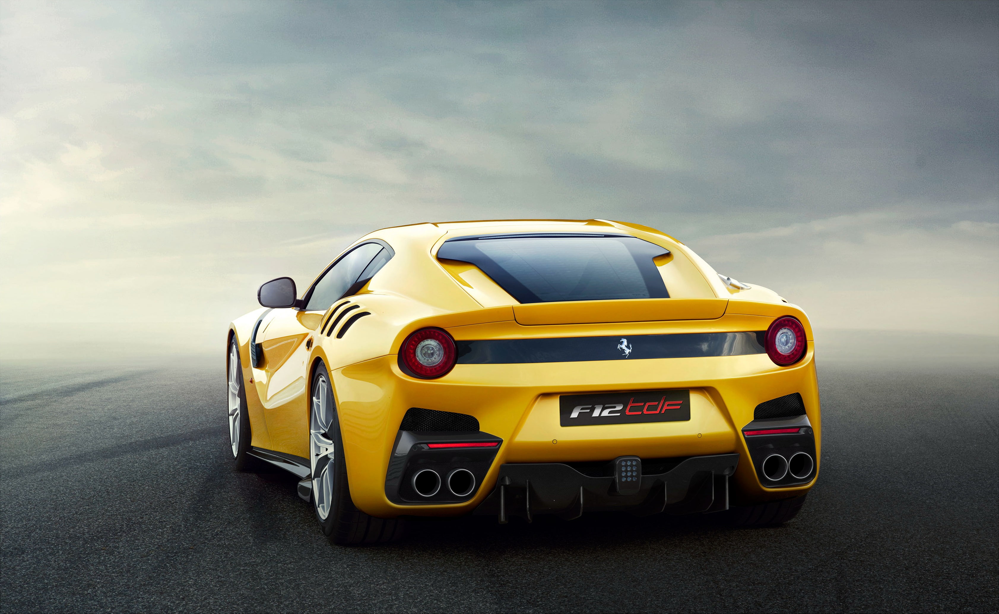 car, Ferrari F12 TDF, 2K, vehicle, Ferrari, HD Wallpaper