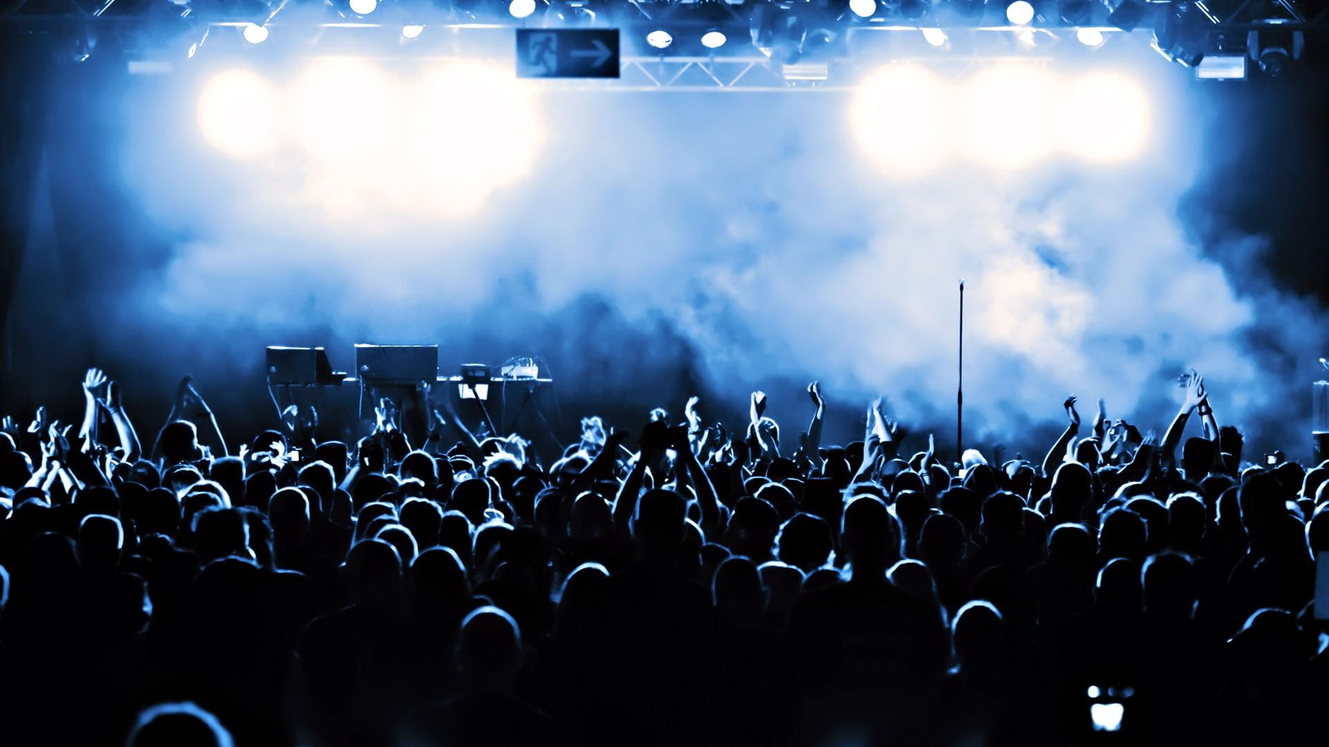 lights, 3d and abstract, concert, 1080P, people, dancing, club, HD Wallpaper