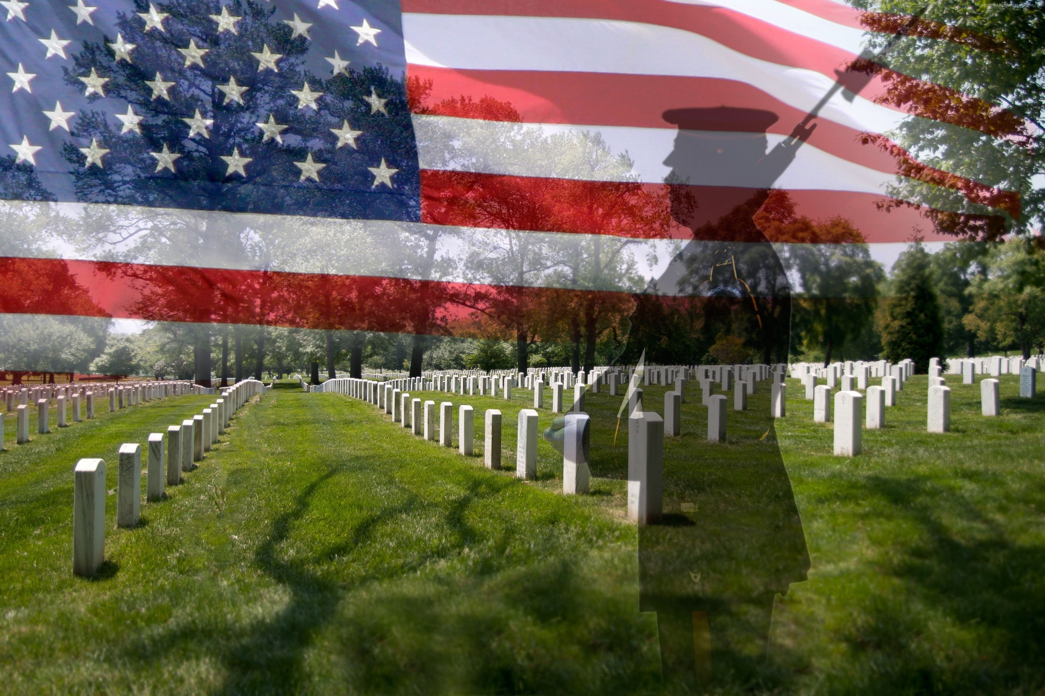 flag, 2K, Memorial Day, event, the memory of fallen American soldiers, USA, HD Wallpaper