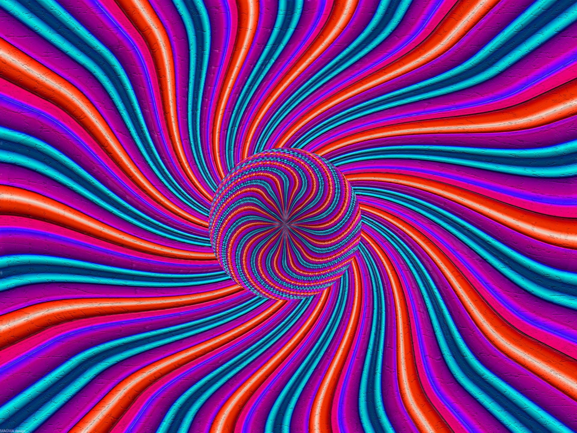 love, cool, druffix, mindteaser, high quality, abstract, 1080P, colors, freaky, aloa, spiral, background, HD Wallpaper