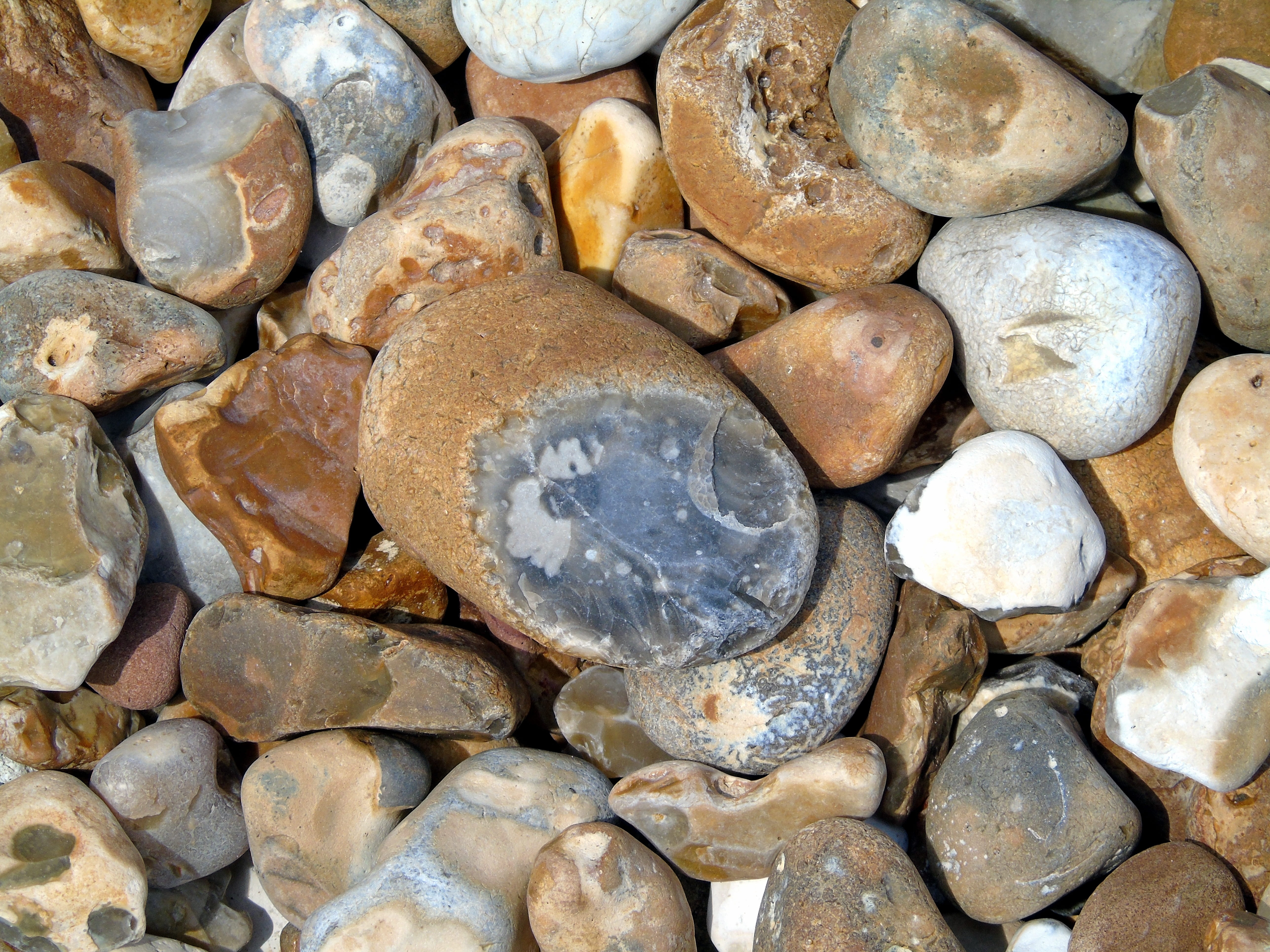 outdoors, material, texture, stone, full frame, pattern, beach, shore, high angle view, no people, pebble, coast, background, gray, abundance, HD Wallpaper