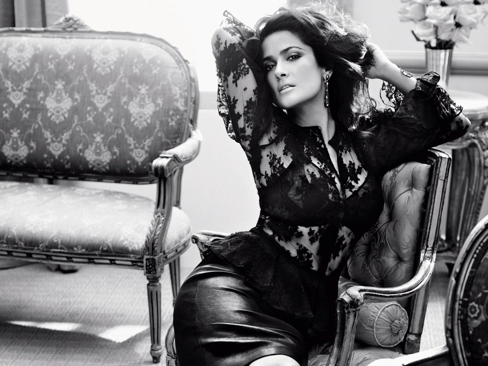 hayek, 720P, girl, brunette, female, girls, woman, brunettes, women, actress, salma, females, HD Wallpaper