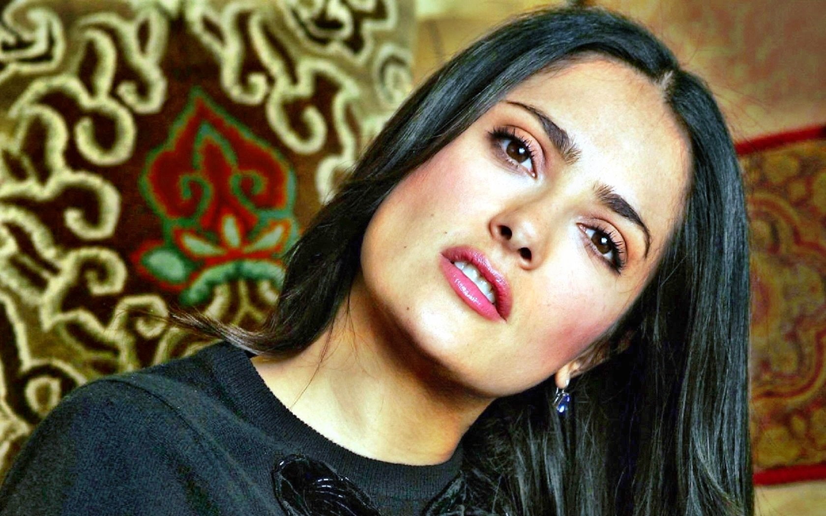 720P, Actresses, Salma Hayek, HD Wallpaper
