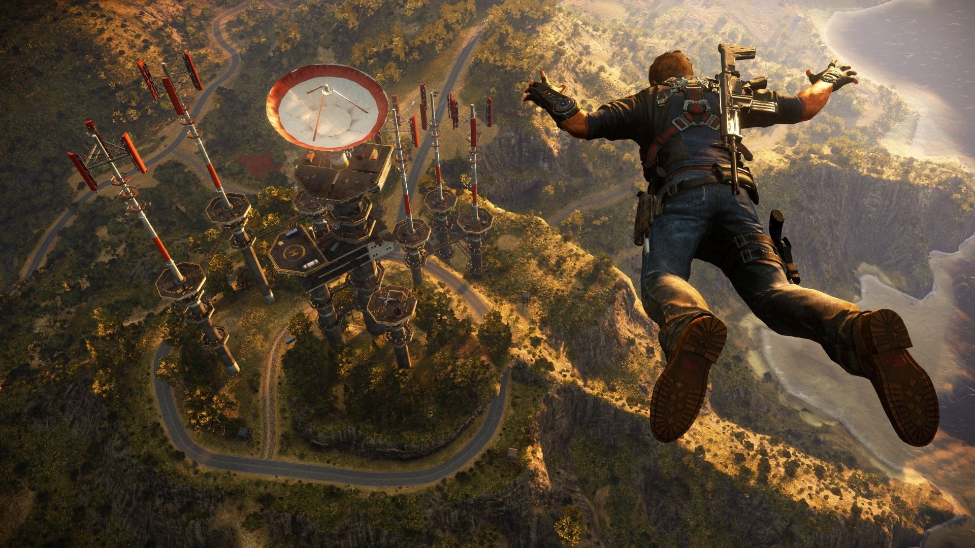 nature, Rico Rodriguez (Just Cause), skill, occupation, 1080P, communication, motion, adult, males, full length, men, real people, Just Cause 3, young men, HD Wallpaper