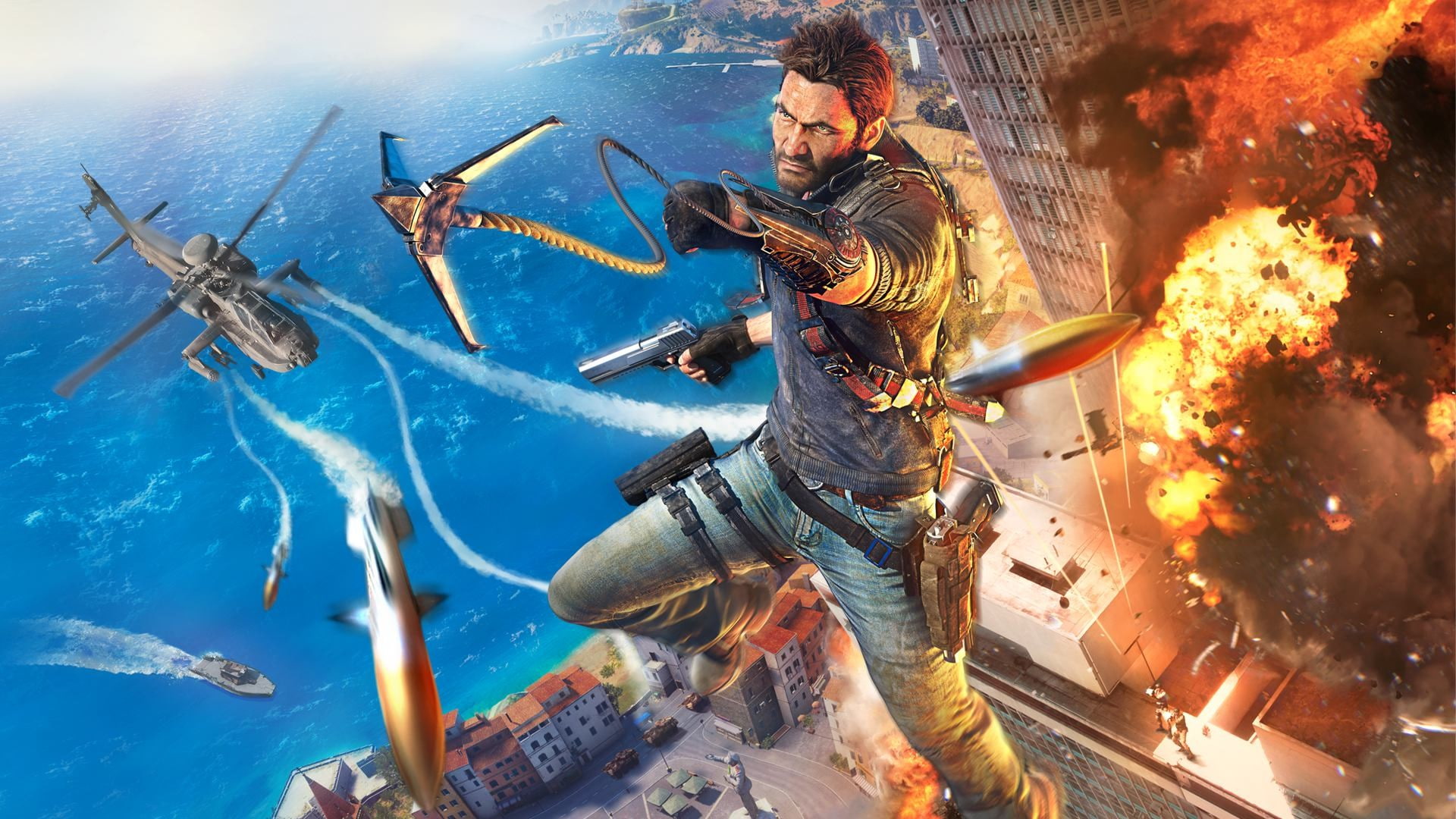 video games, 1080P, Just Cause 3, HD Wallpaper