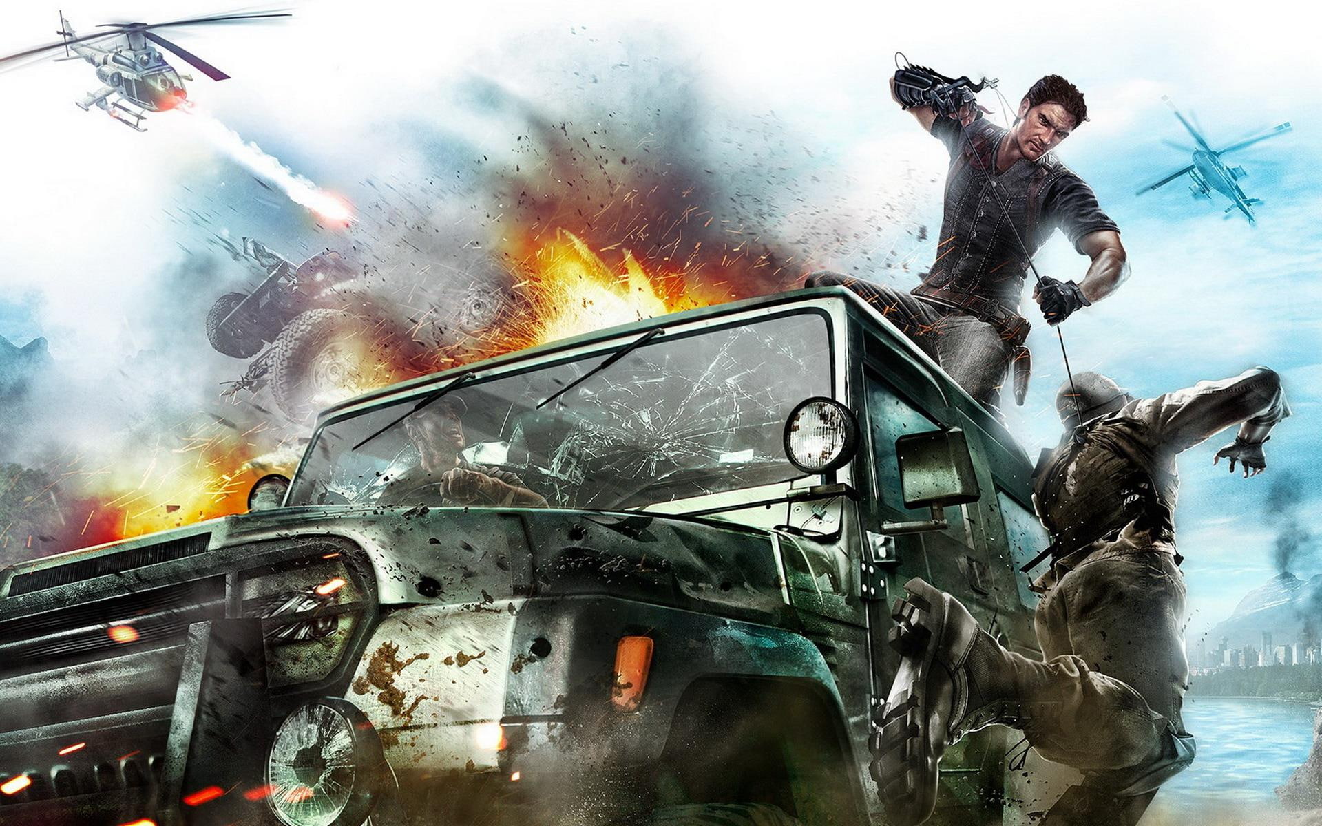 games, 1080P, just, game, 2010, cause, HD Wallpaper