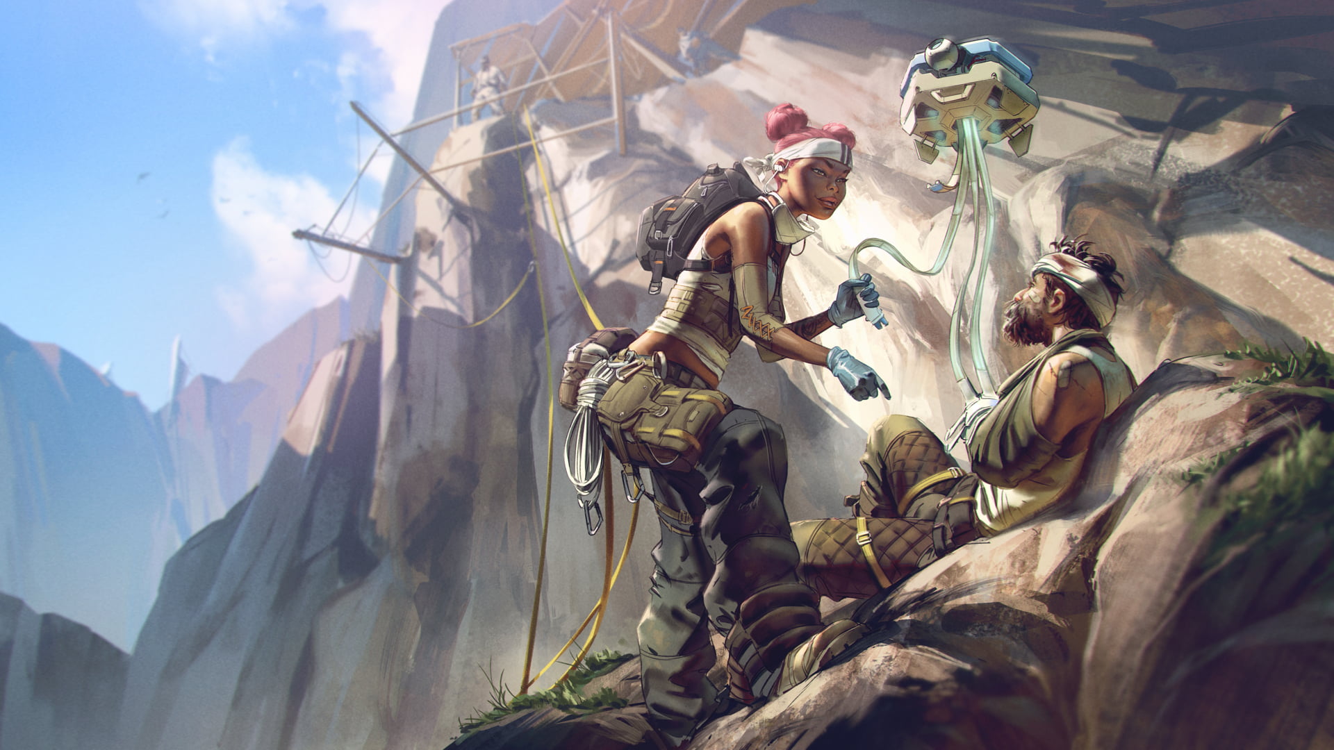 Lifeline (Apex Legends), Video Game, Apex Legends, 1080P, HD Wallpaper