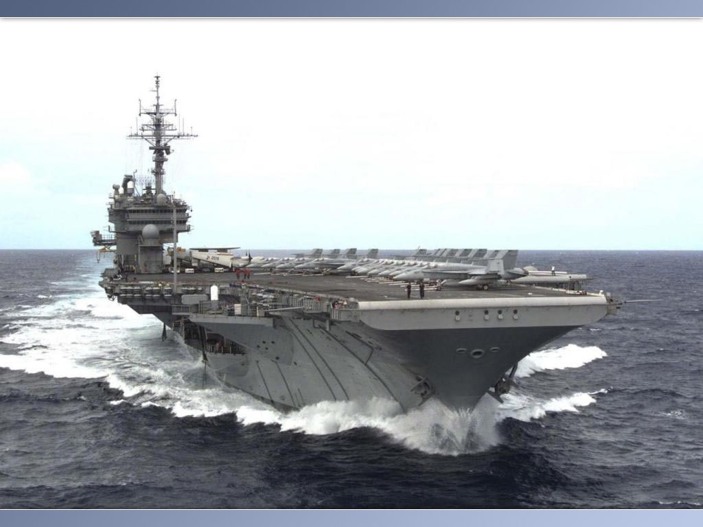 outdoors, horizon over water, military, vehicle, day, transfer print, sea, 480P, mode of transportation, motion, aircraft carrier, horizon, no people, HD Wallpaper