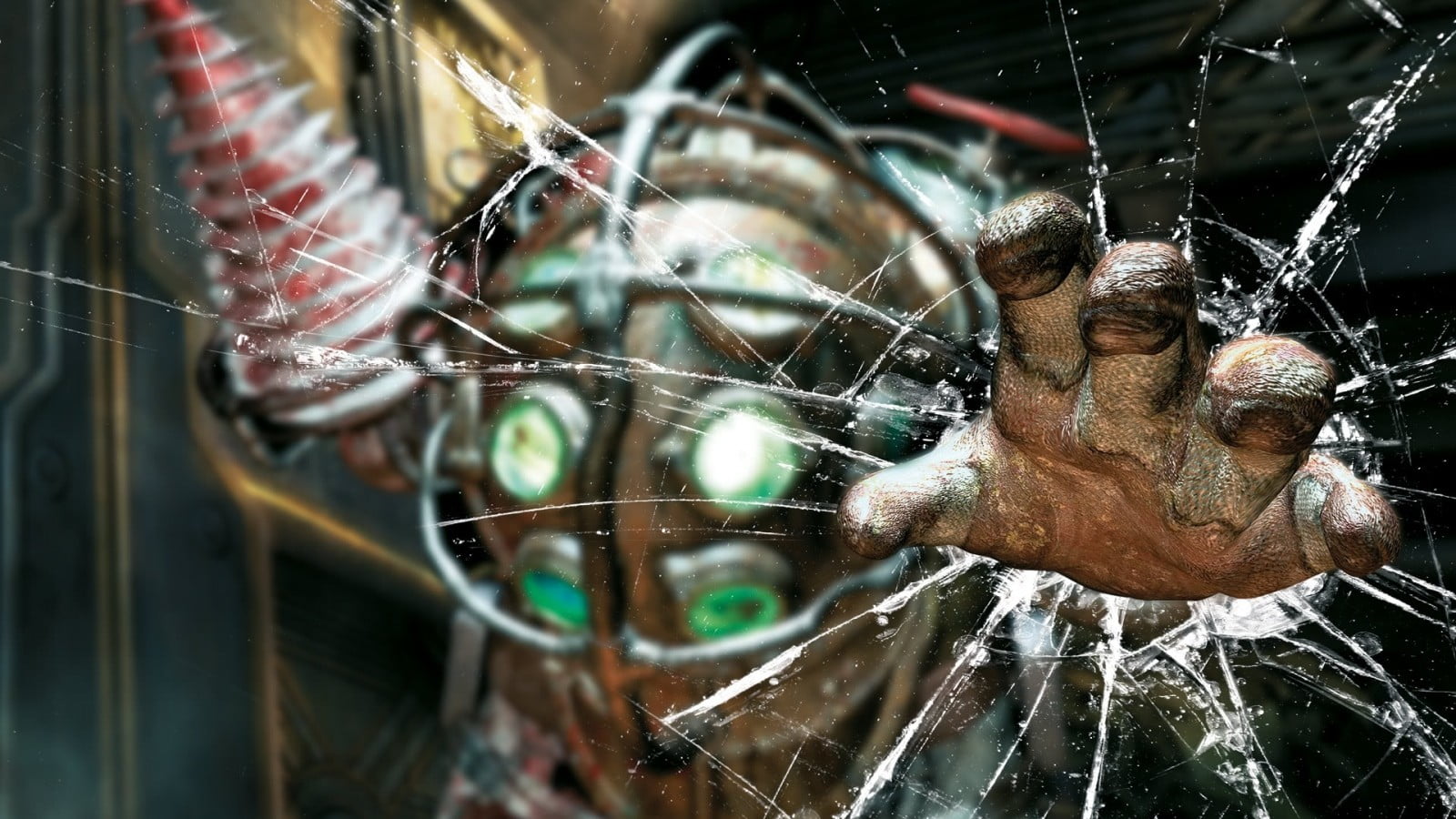 animal themes, BioShock, insect, fragility, pattern, game, complexity, spider, close-up, day, outdoors, one animal, poster, selective focus, vulnerability, HD Wallpaper