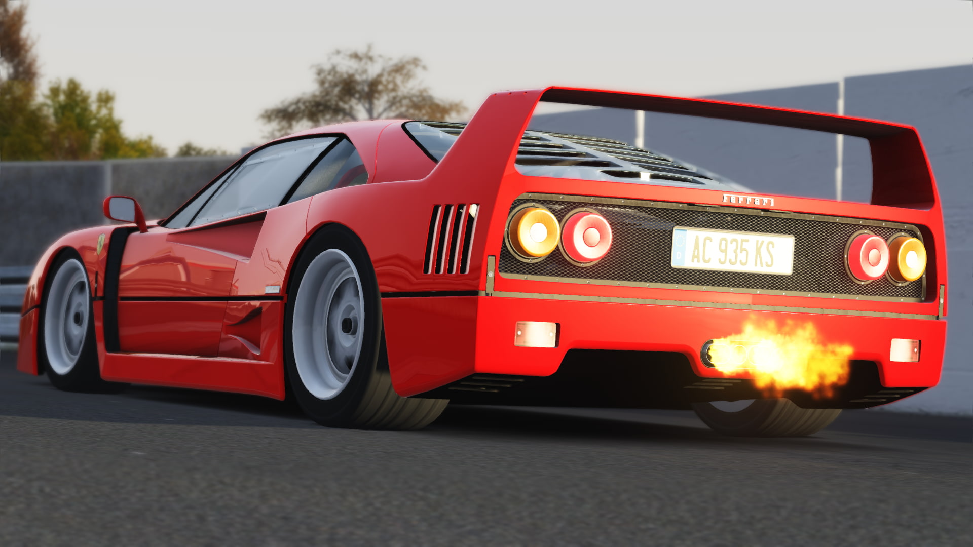 sports car, speed, transportation, day, clear sky, racecar, luxury, headlight, no people, city, mode of transportation, 1080P, wheel, motor vehicle, exaust flare, HD Wallpaper