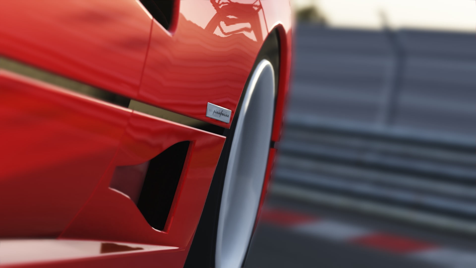 wheel, motor vehicle, Ferrari F40, vibrant color, luxury, close-up, sports car, transportation, red, outdoors, speed, day, land vehicle, shiny, car, reflection, HD Wallpaper