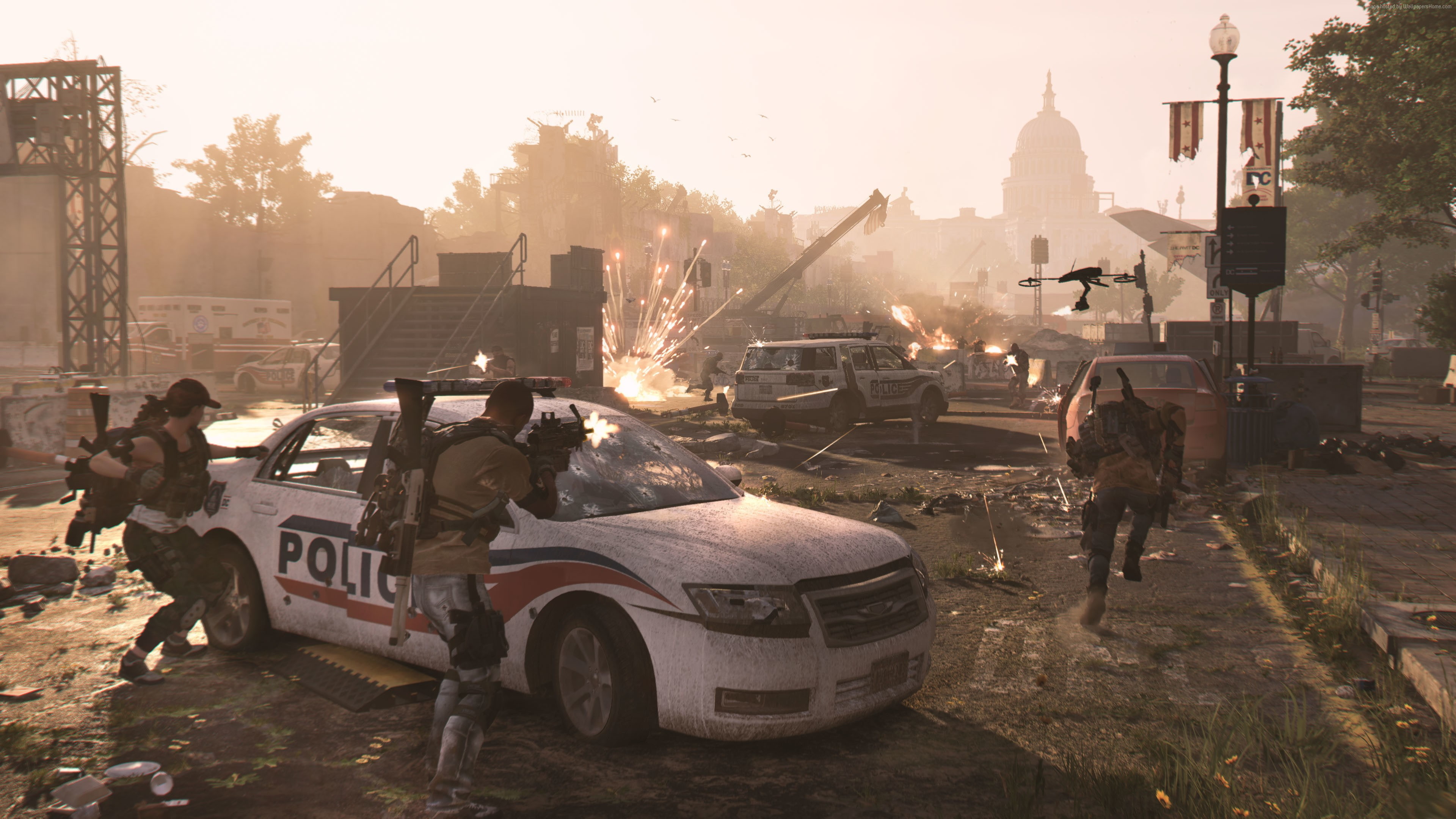 4K, Tom Clancys The Division 2, E3 2018, screenshot, 4K, HD Wallpaper