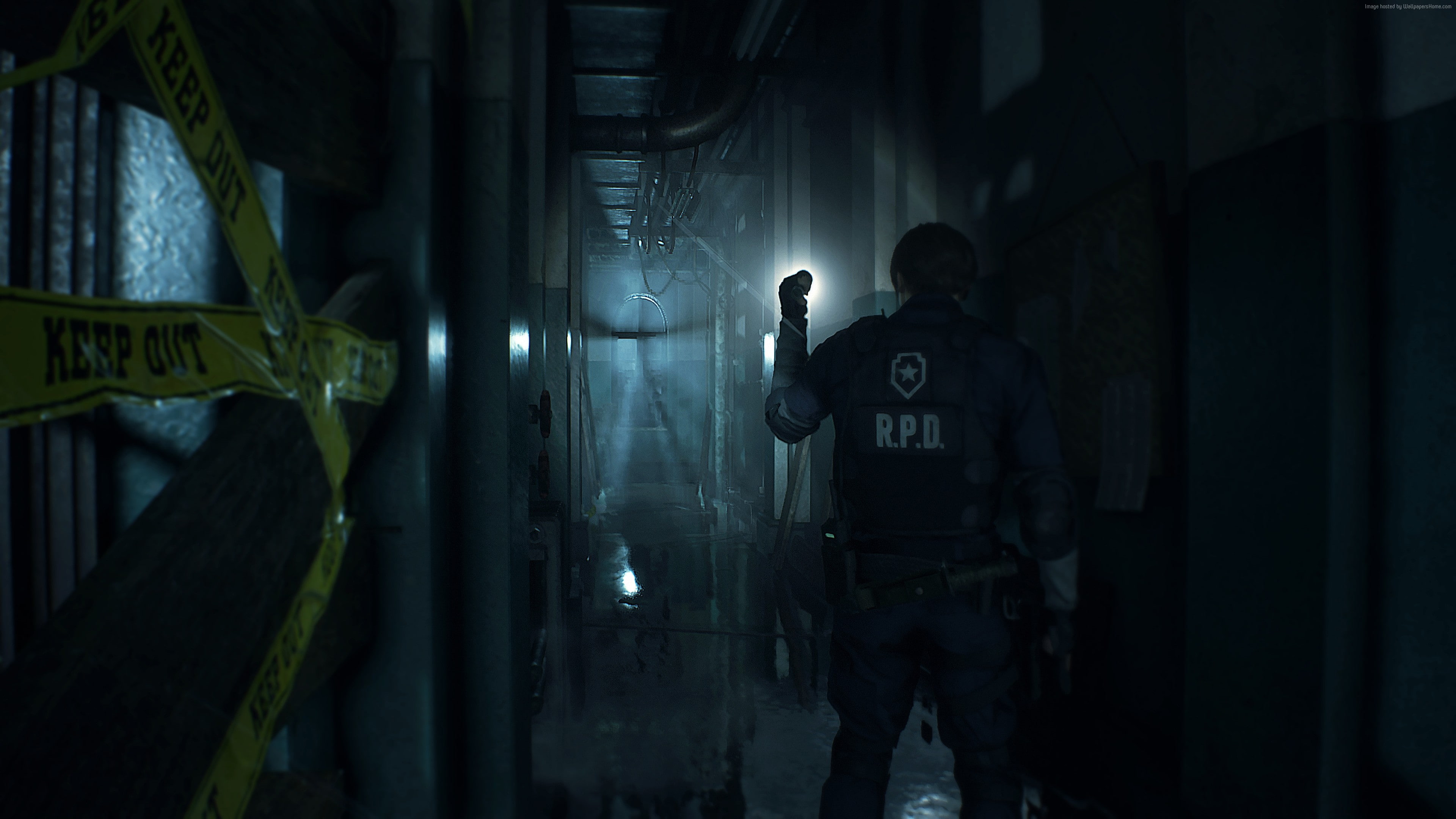 E3 2018, screenshot, 4K, 4K, Resident Evil 2, HD Wallpaper