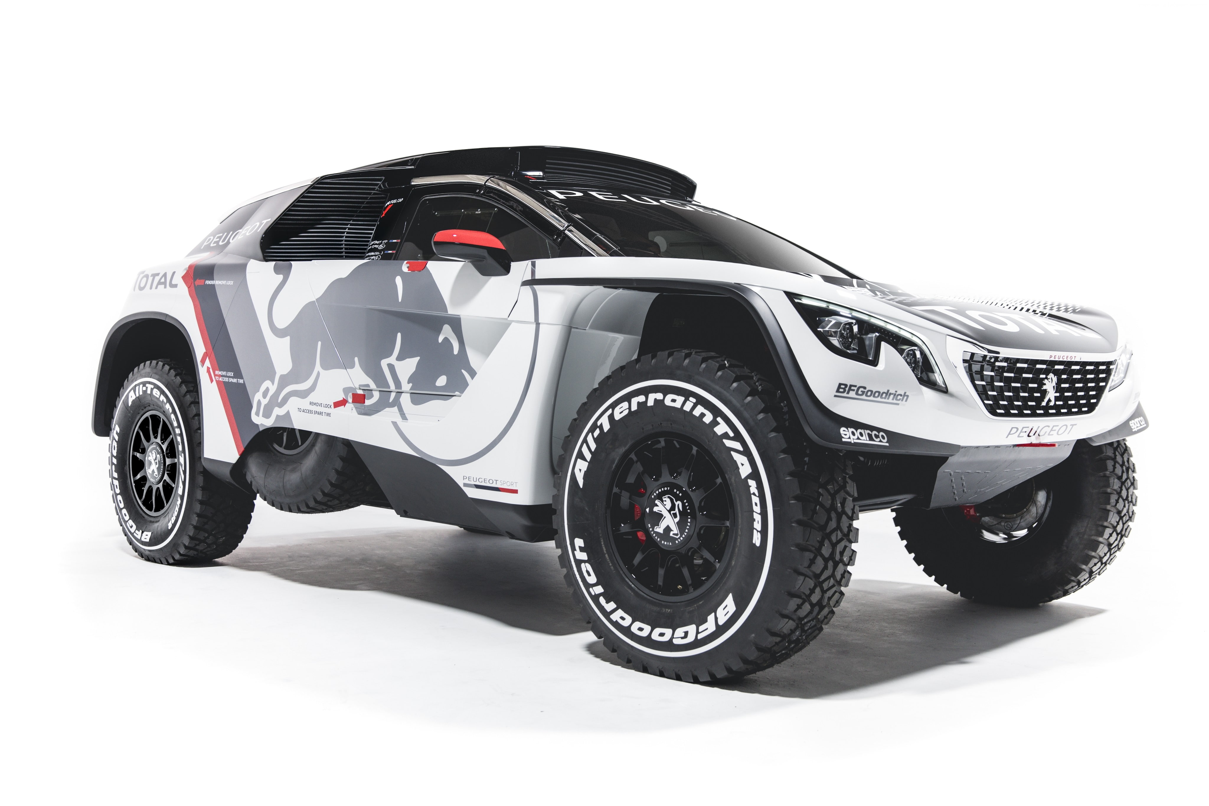 Dakar challenge, 4K, rally, Peugeot 3008 DKR, Paris Auto Show 2016, HD Wallpaper