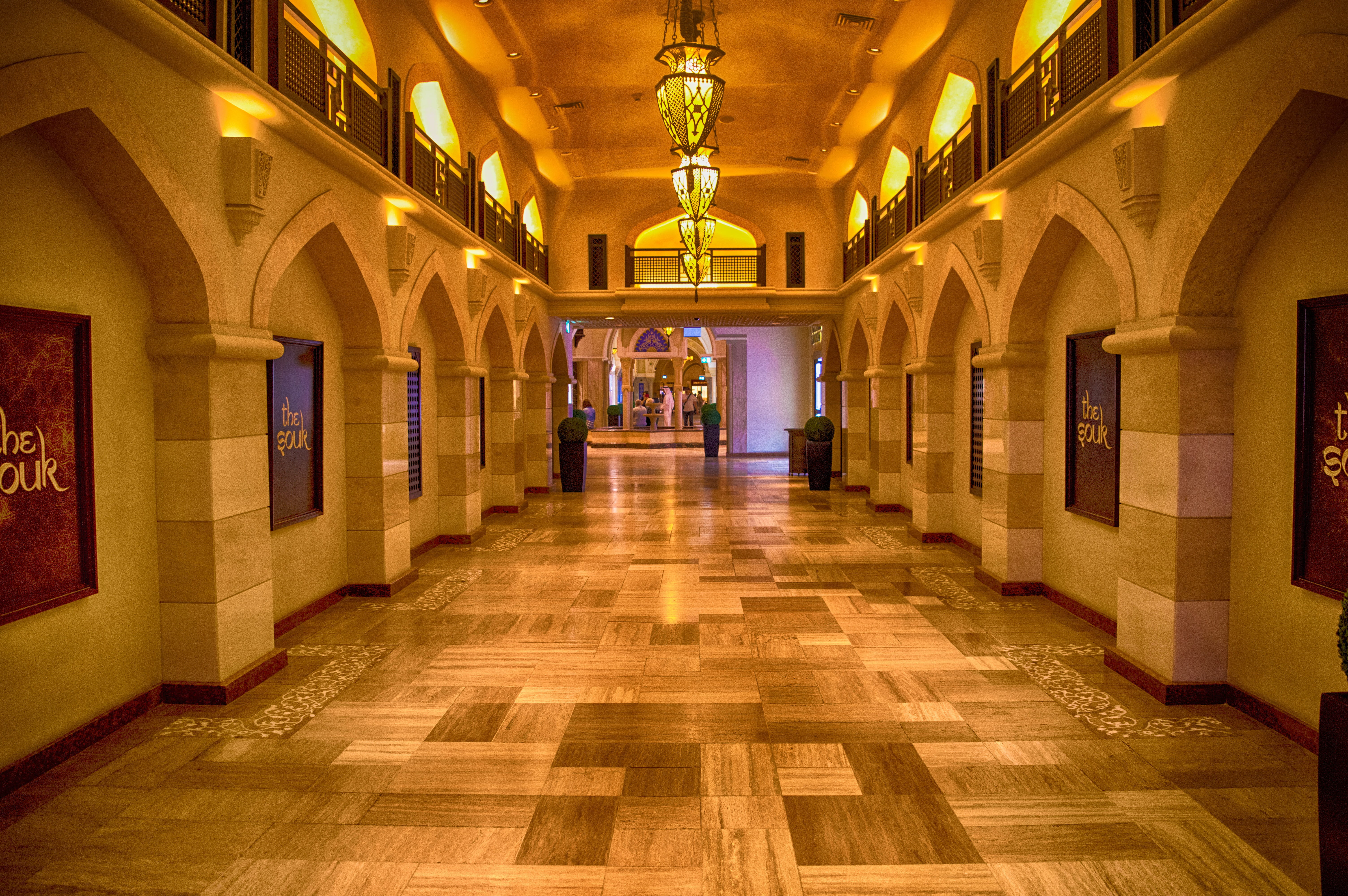 luxury, attraction, exterior, illuminated, market, city, the way forward, emirates, indoors, royal, architecture, direction, photography, travel, cityscape, HD Wallpaper