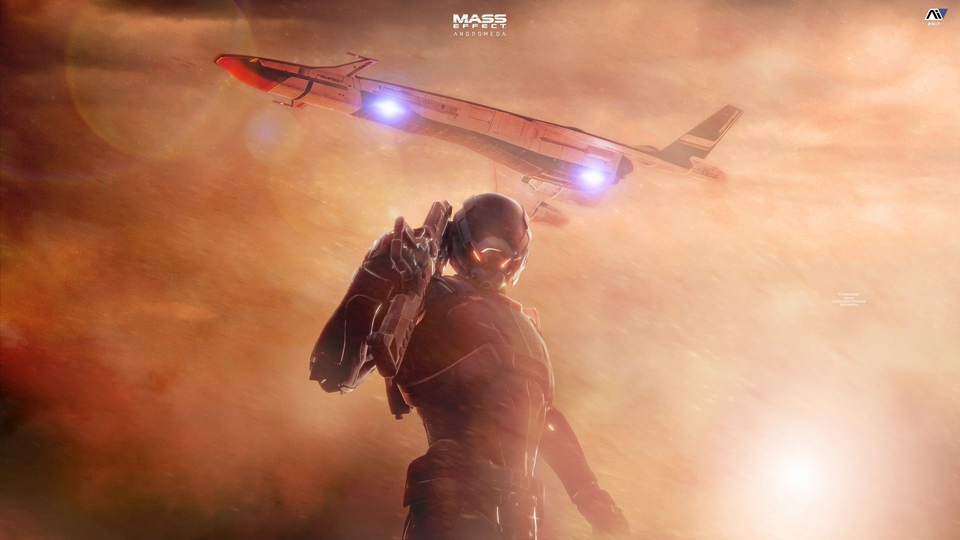 Mass Effect: Andromeda, Tempest, Mass Effect, 1080P, Andromeda Initiative, Ryder, HD Wallpaper