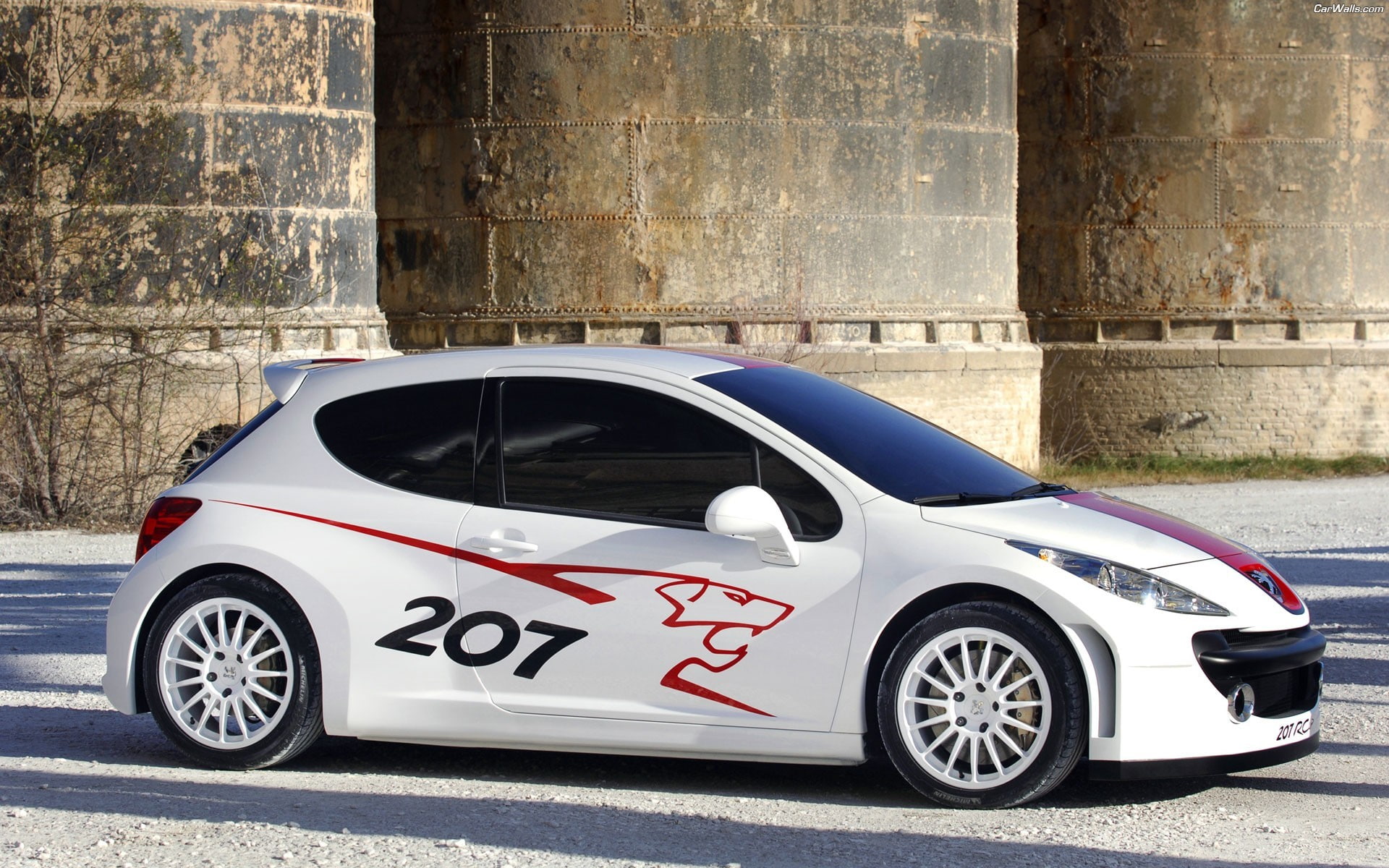 car, 1080P, Peugeot 207, HD Wallpaper