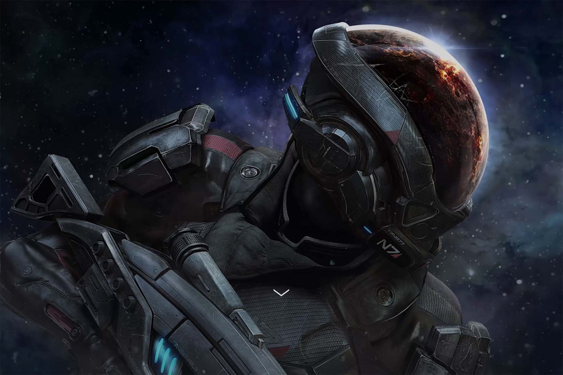 people, protection, nature, gear, work helmet, night, astronomy, outdoors, futuristic, helmet, military, technology, star - space, metal, sky, Mass Effect: Andromeda, HD Wallpaper
