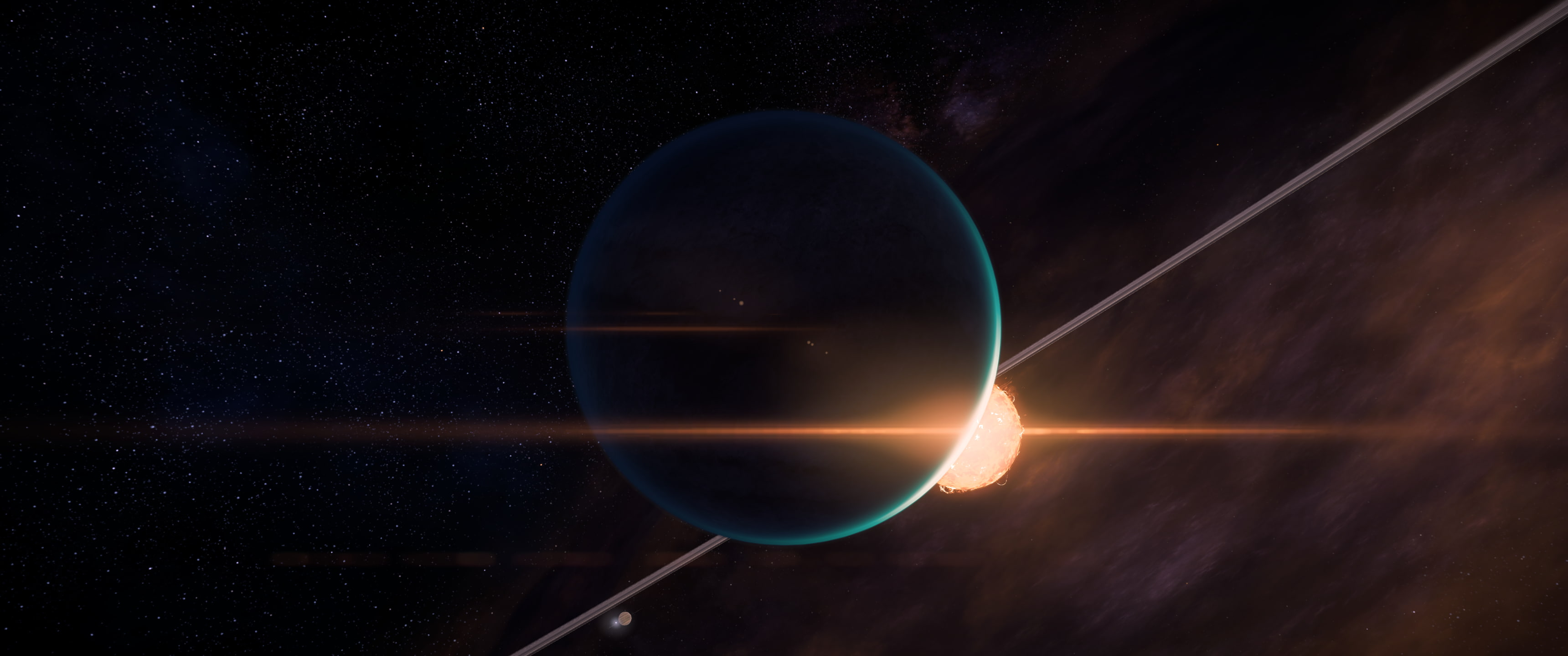 2K, space, Andromeda, planet, Mass Effect, HD Wallpaper