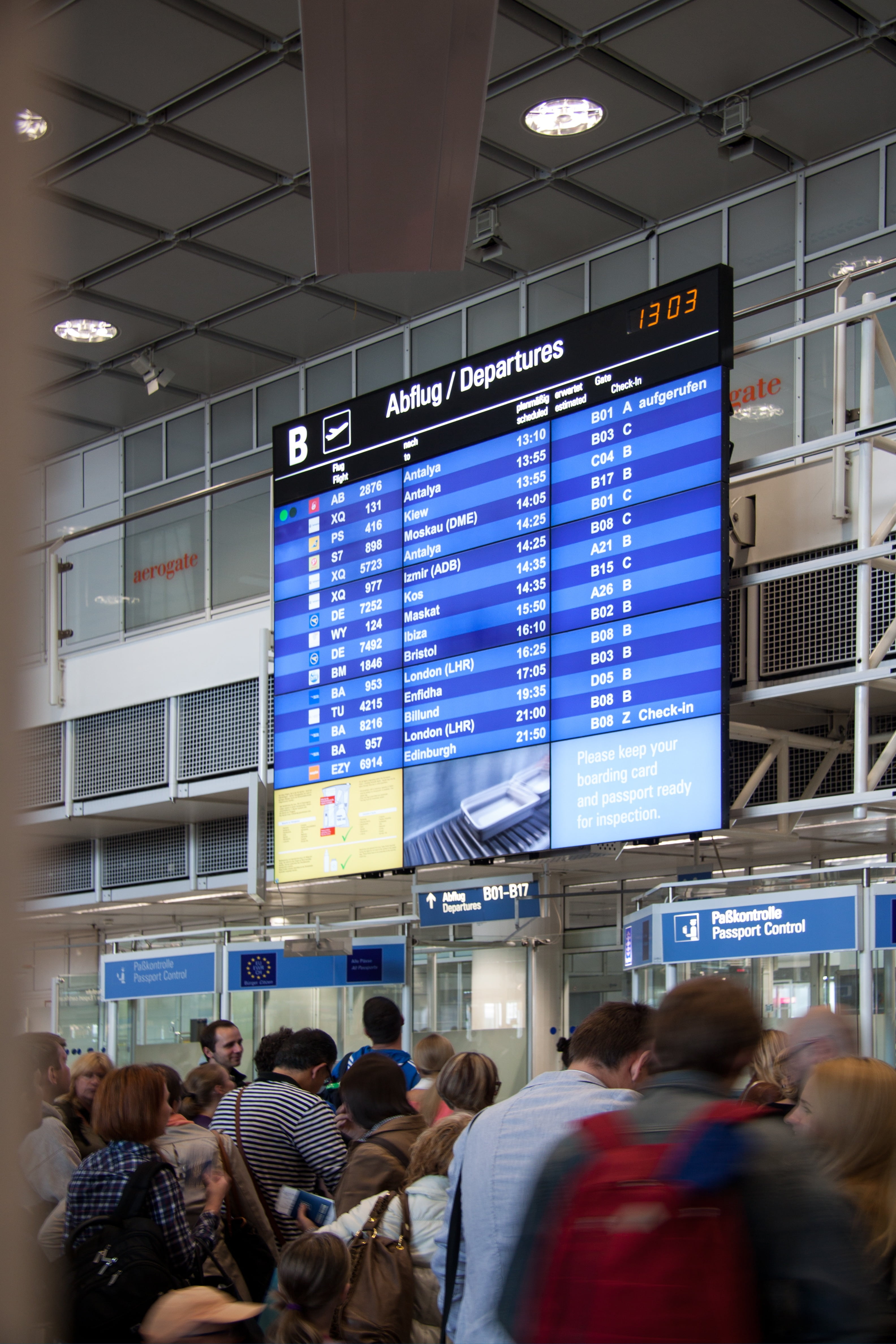 building, airport, munich, human, travellers, adult, 4K, sign, transport, indoors, men, group of people, overview, communication, international, arrival departure board, Phone HD Wallpaper