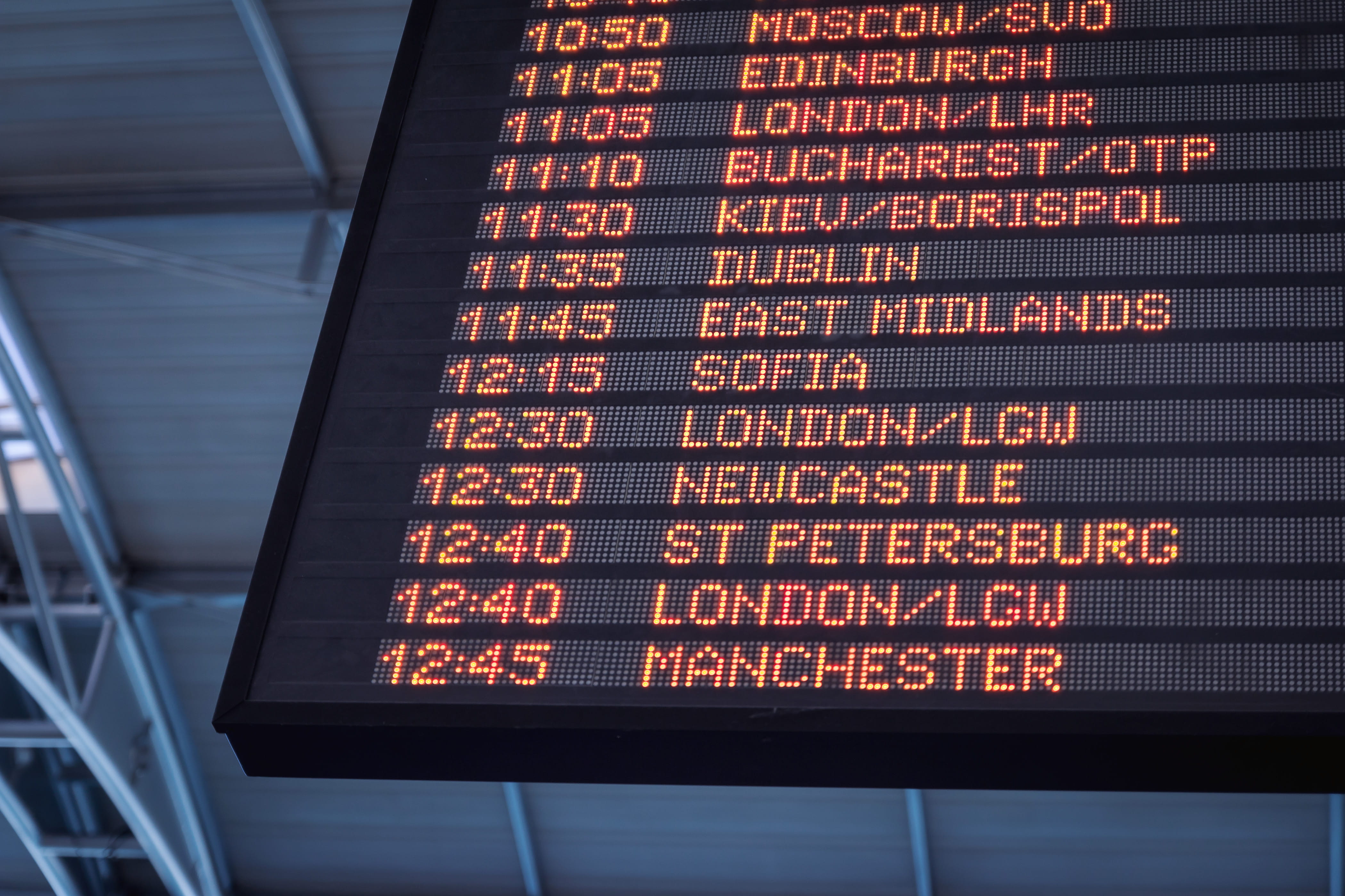 low angle view, information Medium, business Travel, text, information, time, airplane, guidance, travel, number, airport, schedule, technology, sign, showing, HD Wallpaper