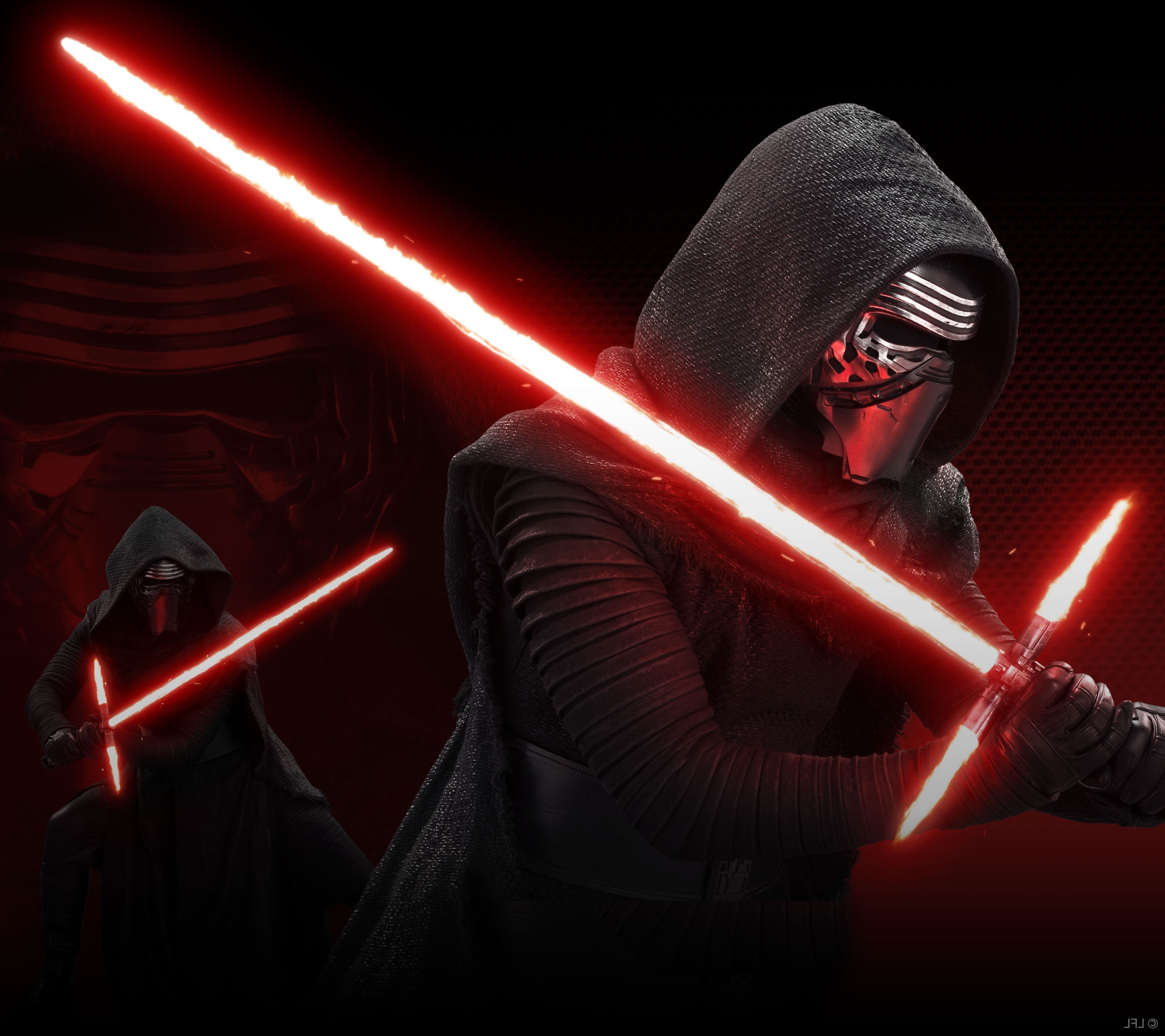Lightsaber, Kylo Ren, 2K, Star Wars, Star Wars: Episode VII - The Force Awakens, Sith, HD Wallpaper