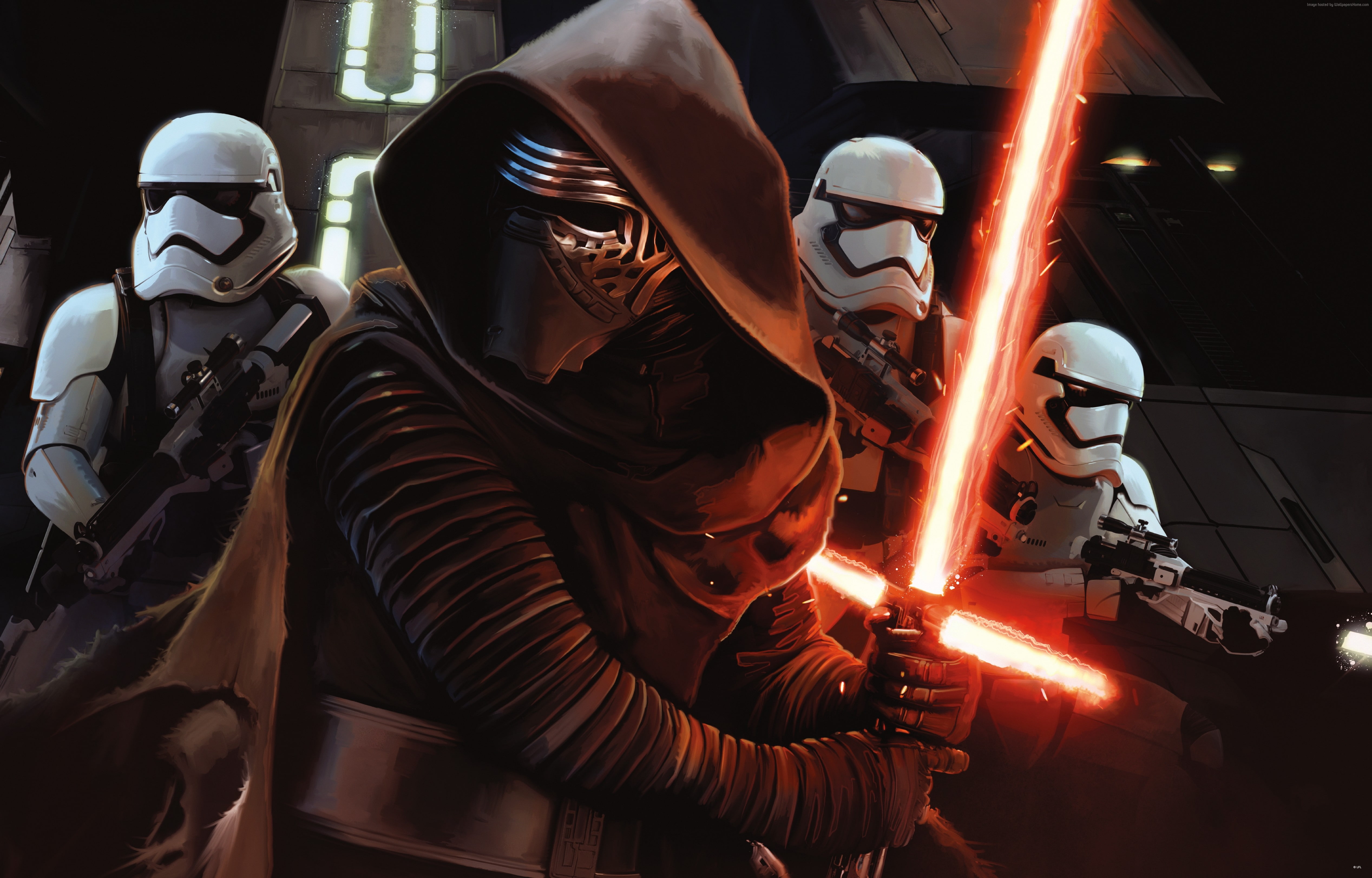 communication, holding, helmet, clone trooper, uniform, obscured face, working, two people, indoors, unrecognizable person, occupation, 4K, people, clothing, HD Wallpaper