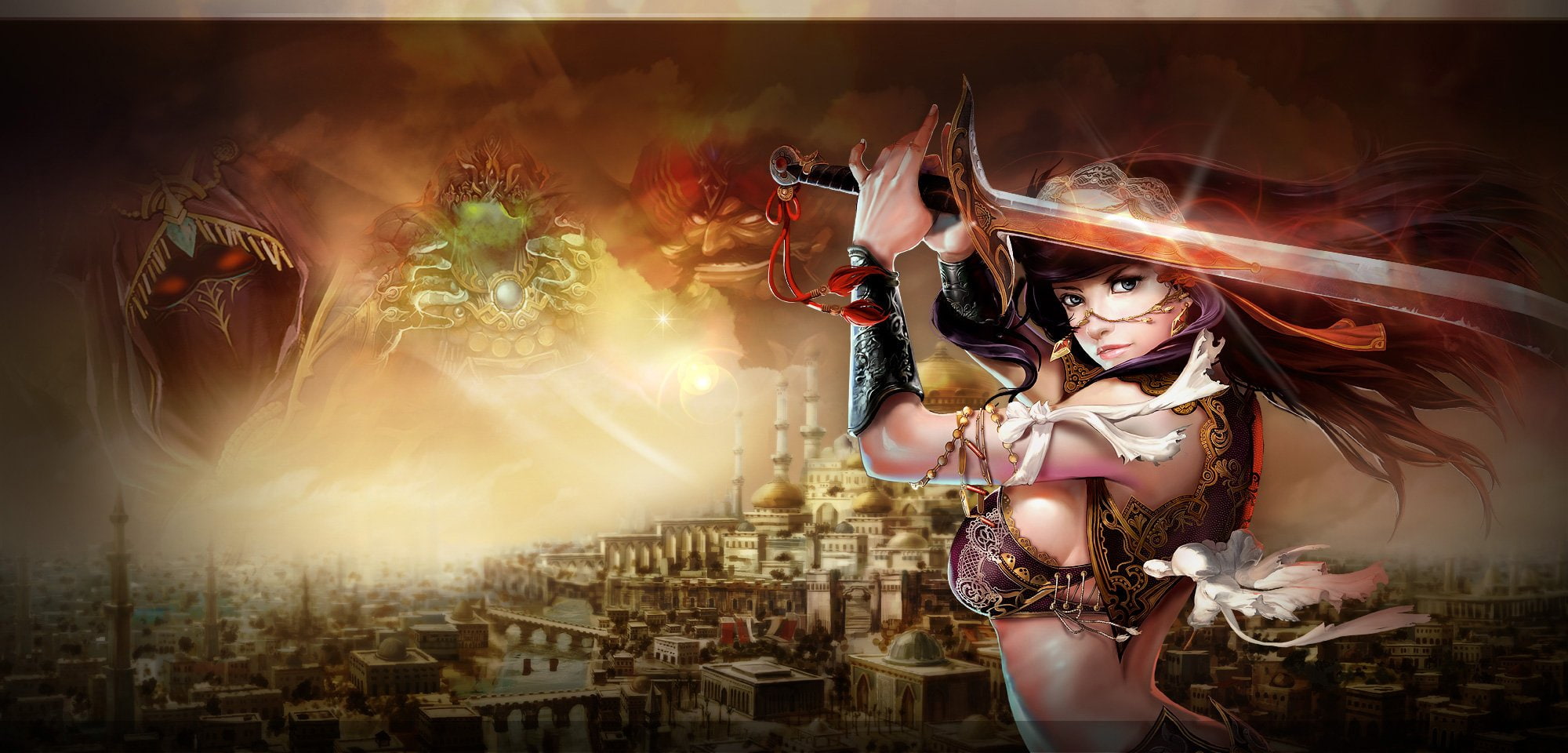 fighting, asian, 1silkr, adventure, silkroad, 1080P, online, warrior, fantasy, ninja, action, mmo, rpg, sumurai, HD Wallpaper