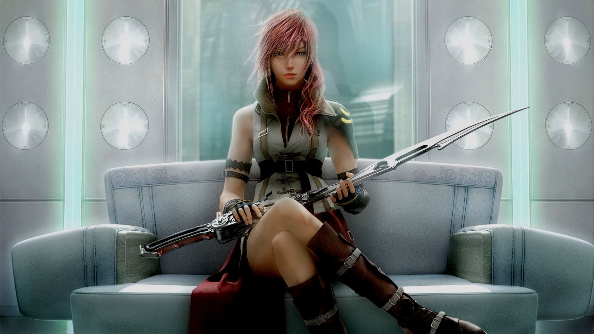 1080P, Final Fantasy XIII, Claire Farron, HD Wallpaper