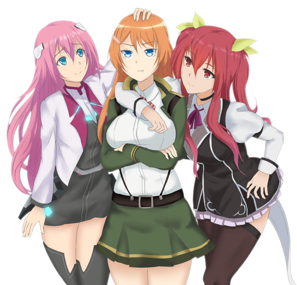 480P, Stella Vermillion, Ouka Ootori, Taimadou Gakuen 35 Shiken Shoutai, Julis-Alexia von Riessfelt, Rakudai Kishi No Cavalry, Gakusen Toshi Asterisk, HD Wallpaper