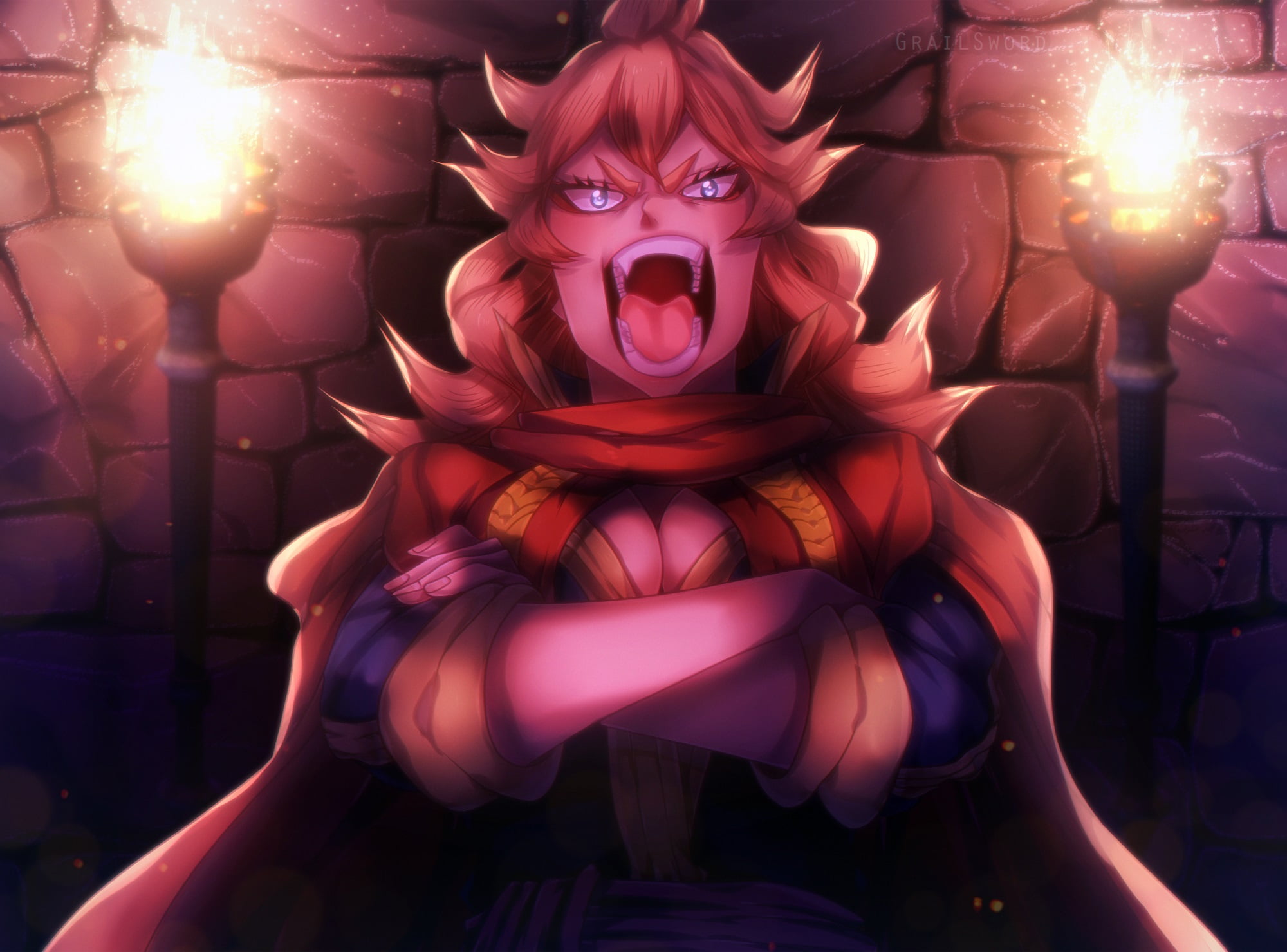 Anime, 1080P, Mereoleona Vermillion, Black Clover, HD Wallpaper