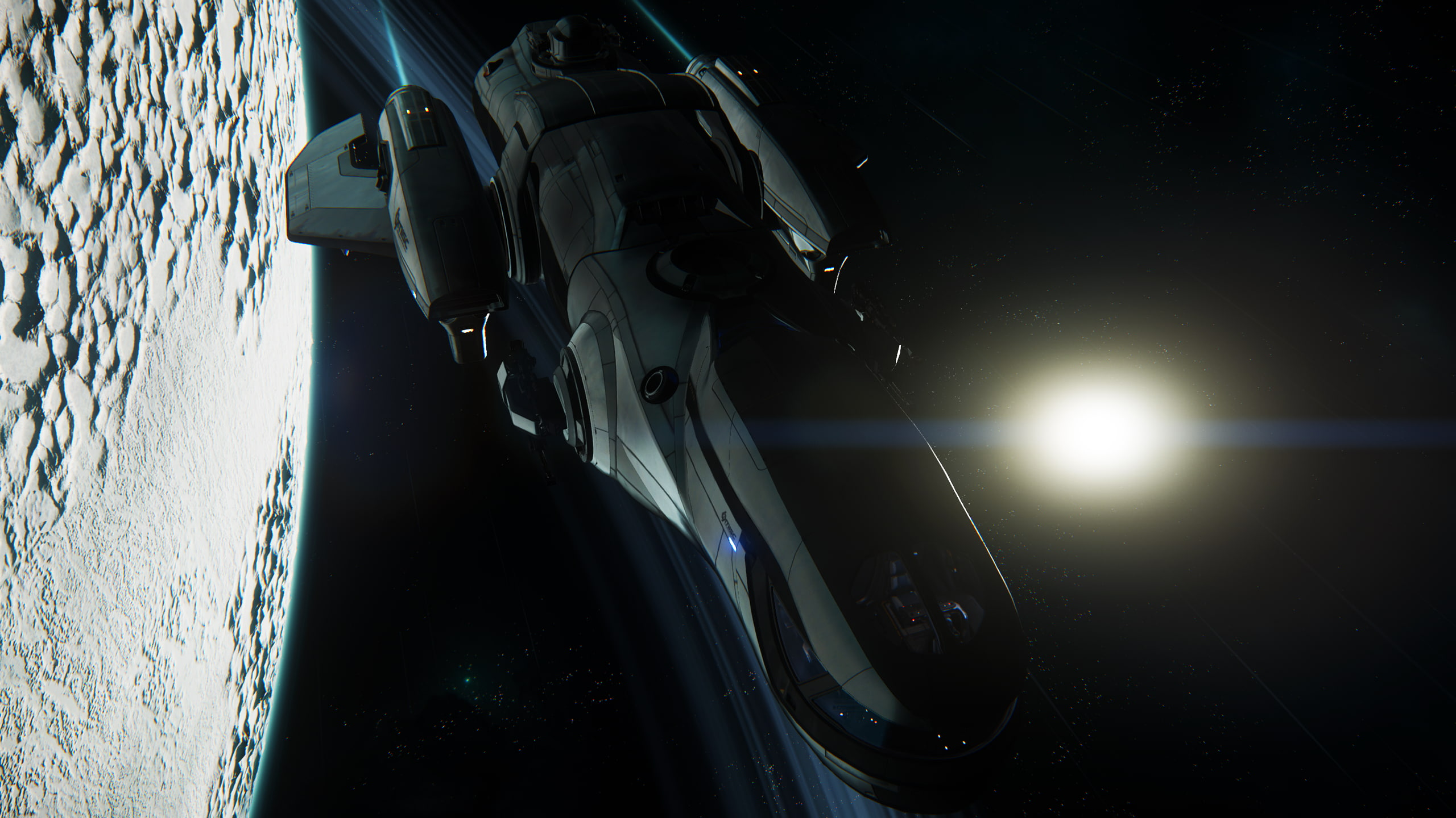 shiny, mode of transportation, speed, nature, night, Star Citizen, on the move, outdoors, black color, motor vehicle, transportation, silver colored, tire, HD Wallpaper