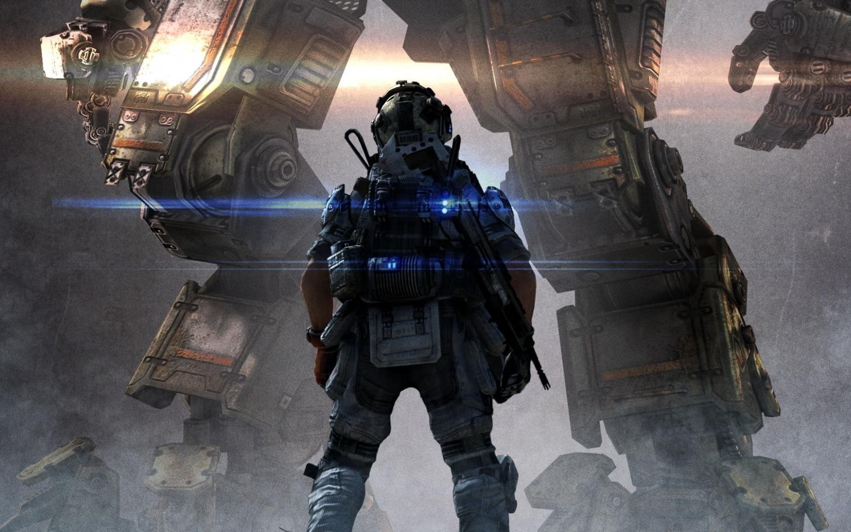 technology, robot, government, military, digital composite, armed forces, 720P, mode of transportation, adult, titanfall, men, real people, army, outdoors, HD Wallpaper