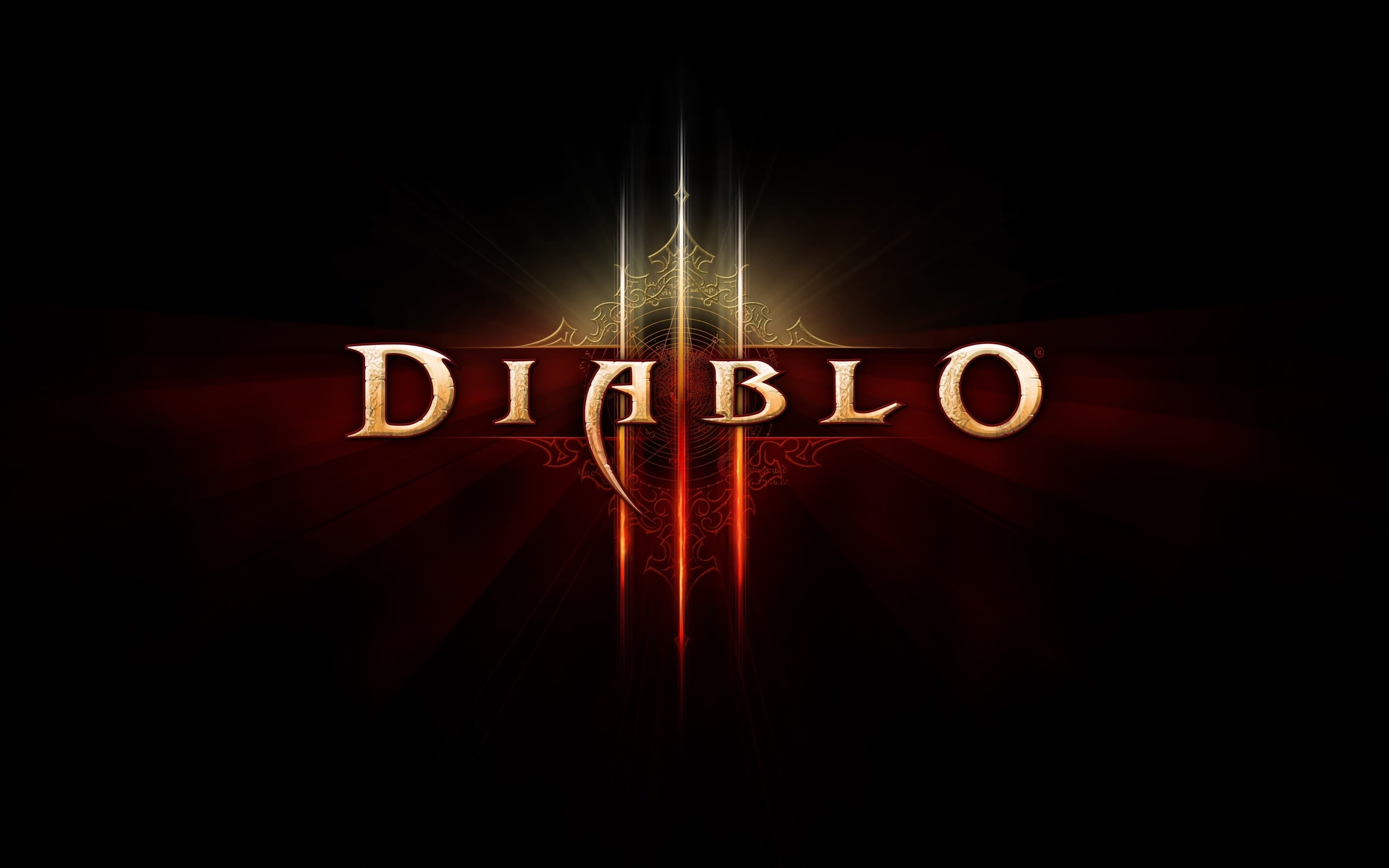 diablo, logo, 2K, HD Wallpaper