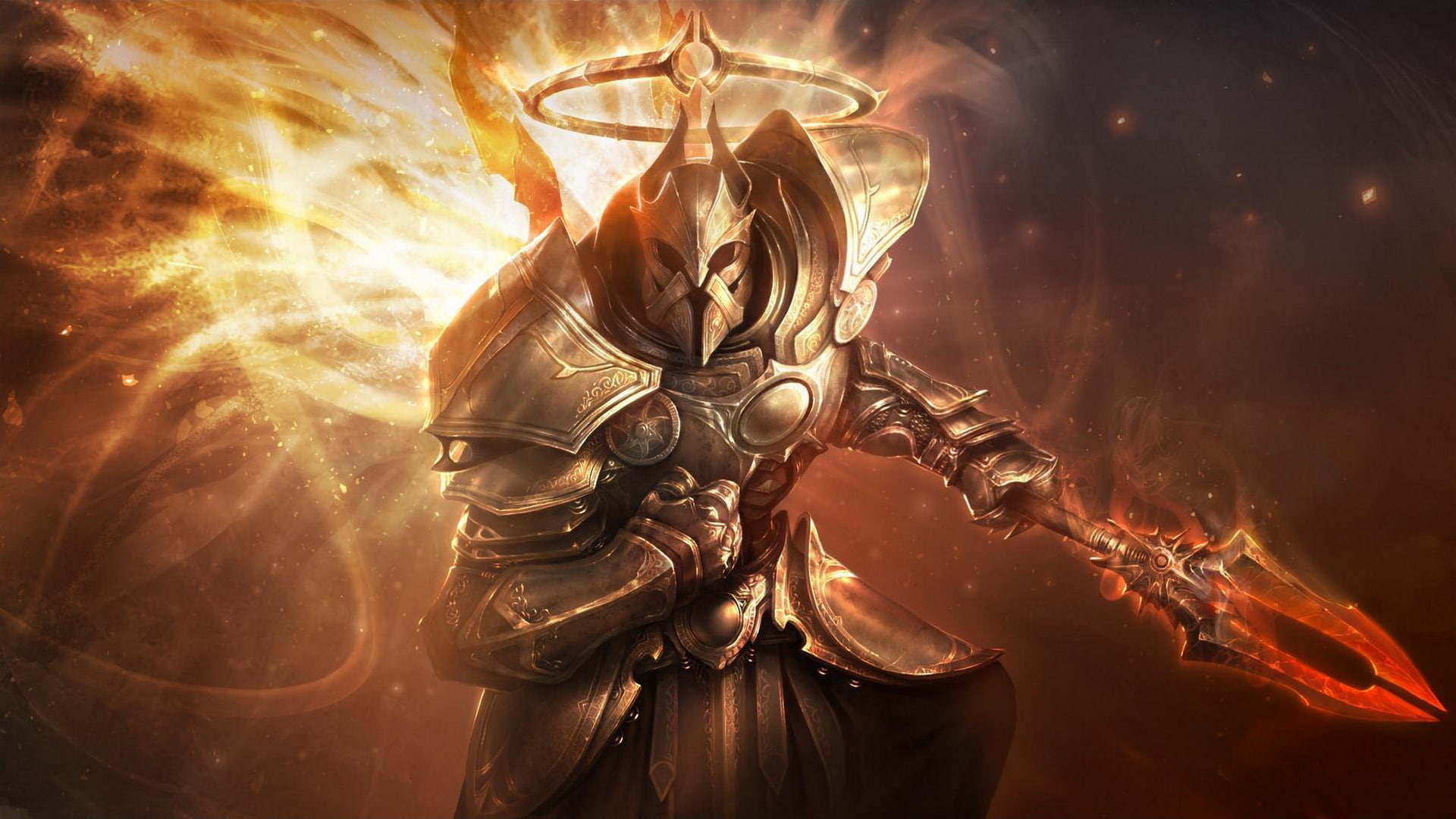 hd, 1080P, diablo, sword, video games, armor, HD Wallpaper