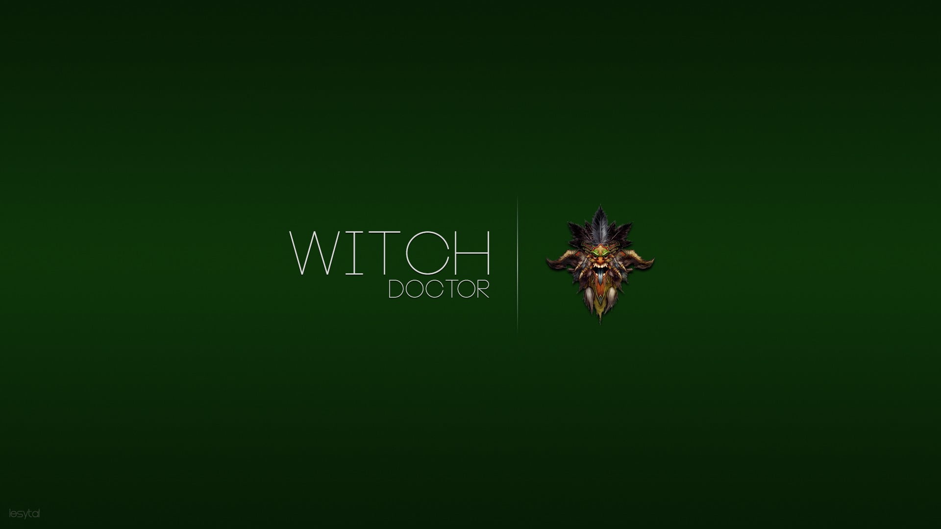 one animal, witch, crest, no people, art and craft, 1080P, close-up, communication, green color, Diablo III, black background, holiday, indoors, witch doctor, HD Wallpaper